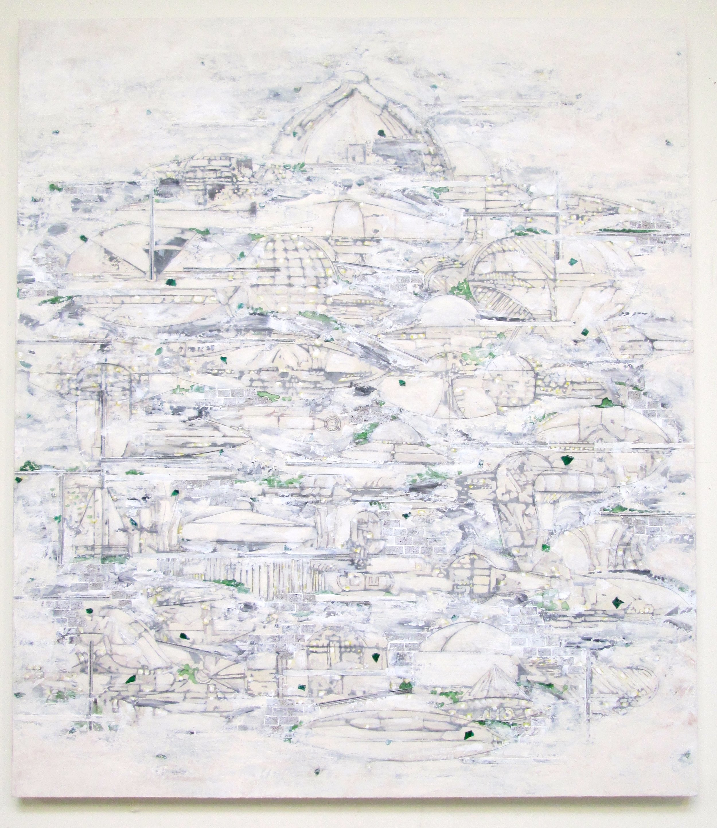   Capitol Patent    Mixed Media on Canvas over Panel    42”x 40”    2013  