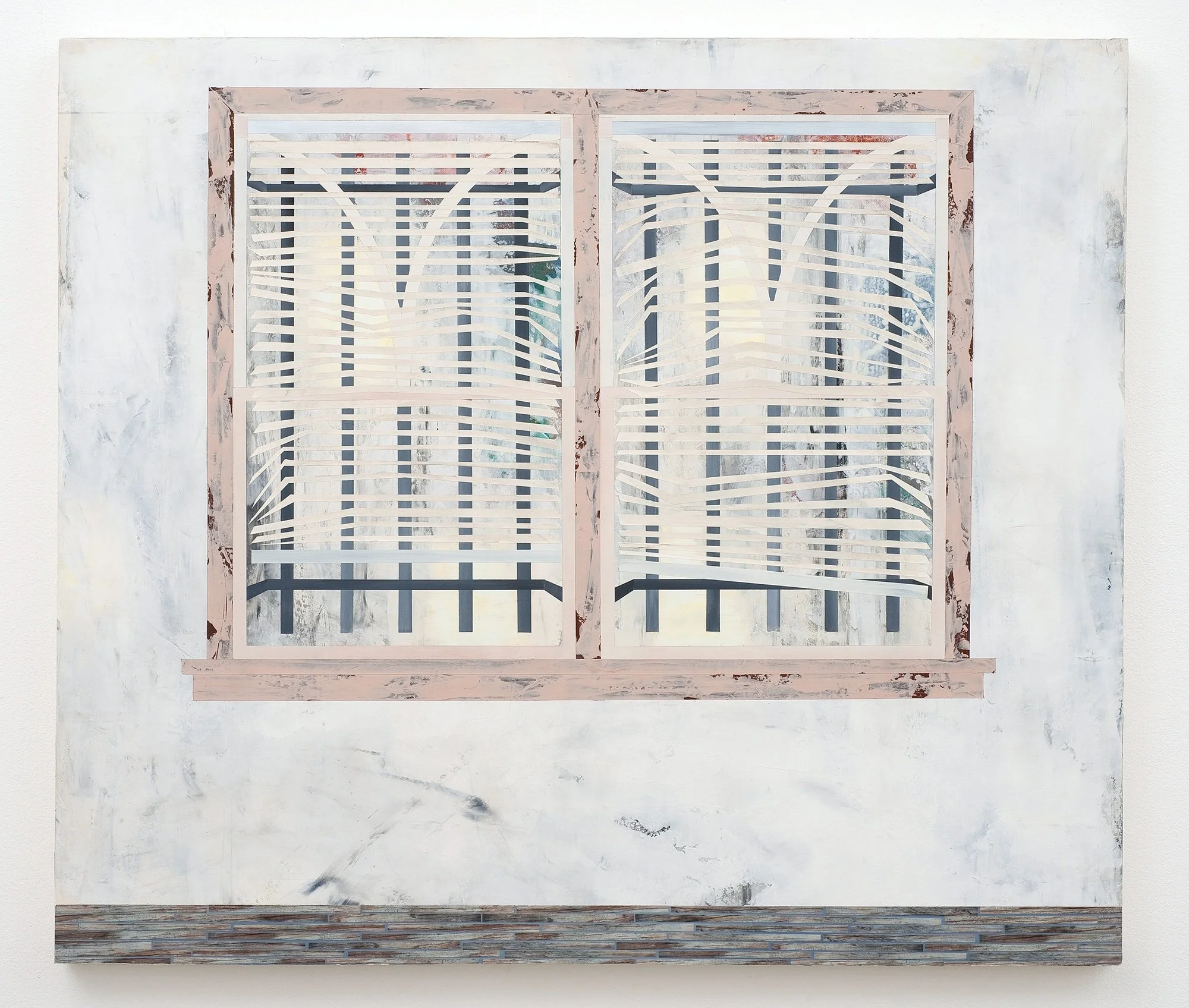   Interior 1    Mixed Media on Canvas over Panel    40”x 50”    2009  