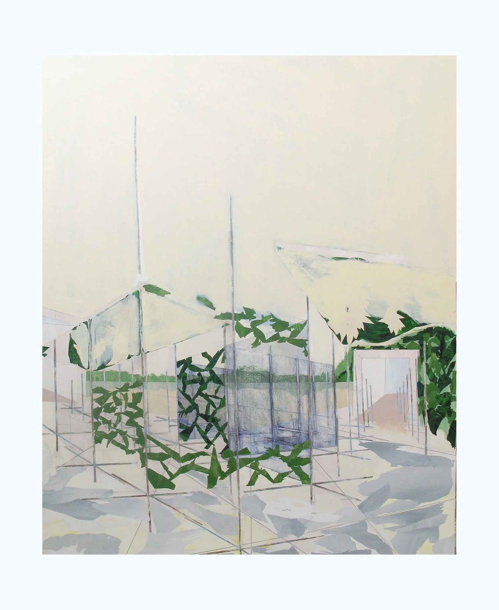   Impossible Intervention     Mixed Media on Linen over Panel    72”x 60”    2007  