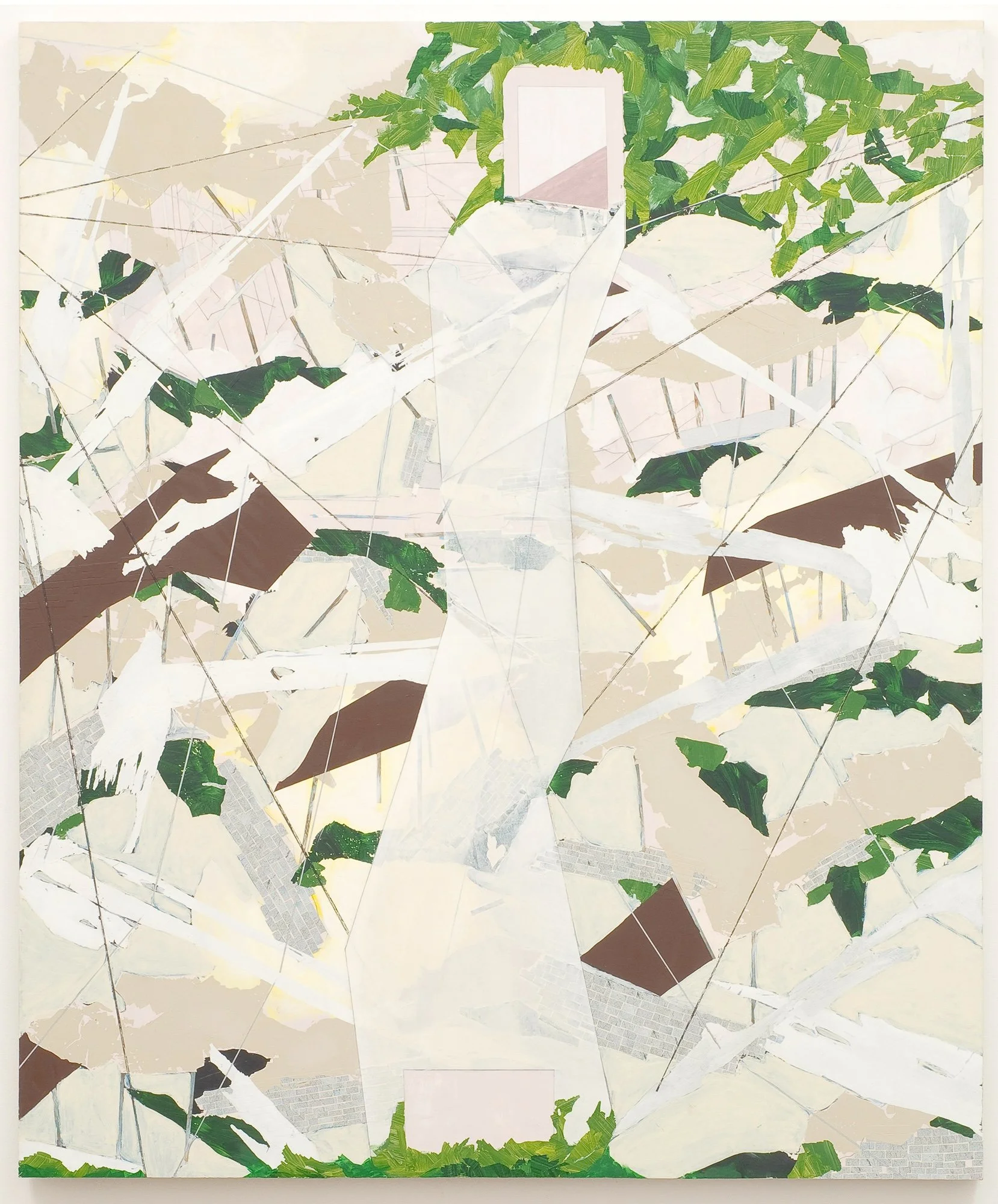   Study in Dysfunctional Space    Mixed Media on Linen over Panel    72”x 60”    2007  