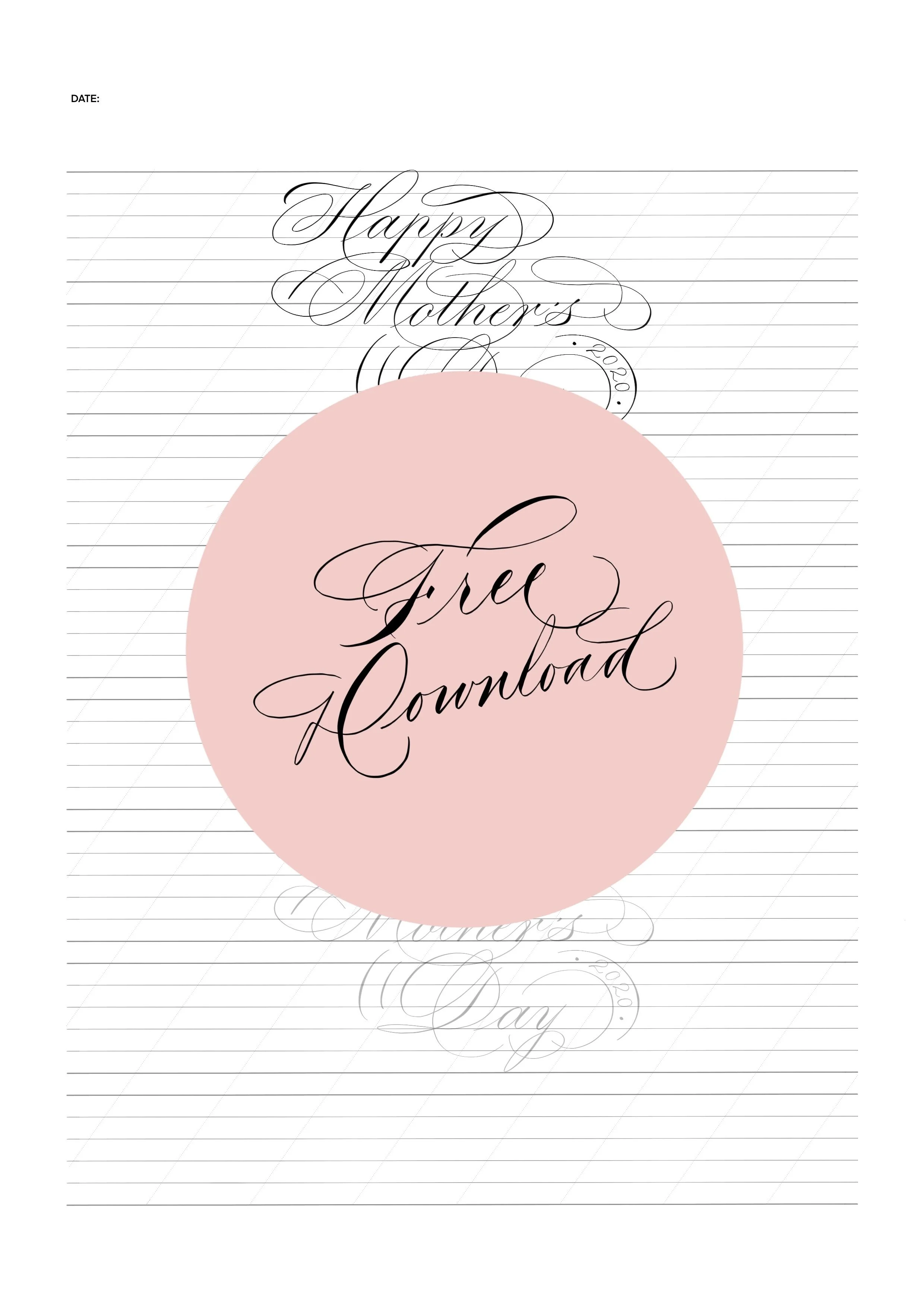 Happy Mother's Day (Free Worksheet)