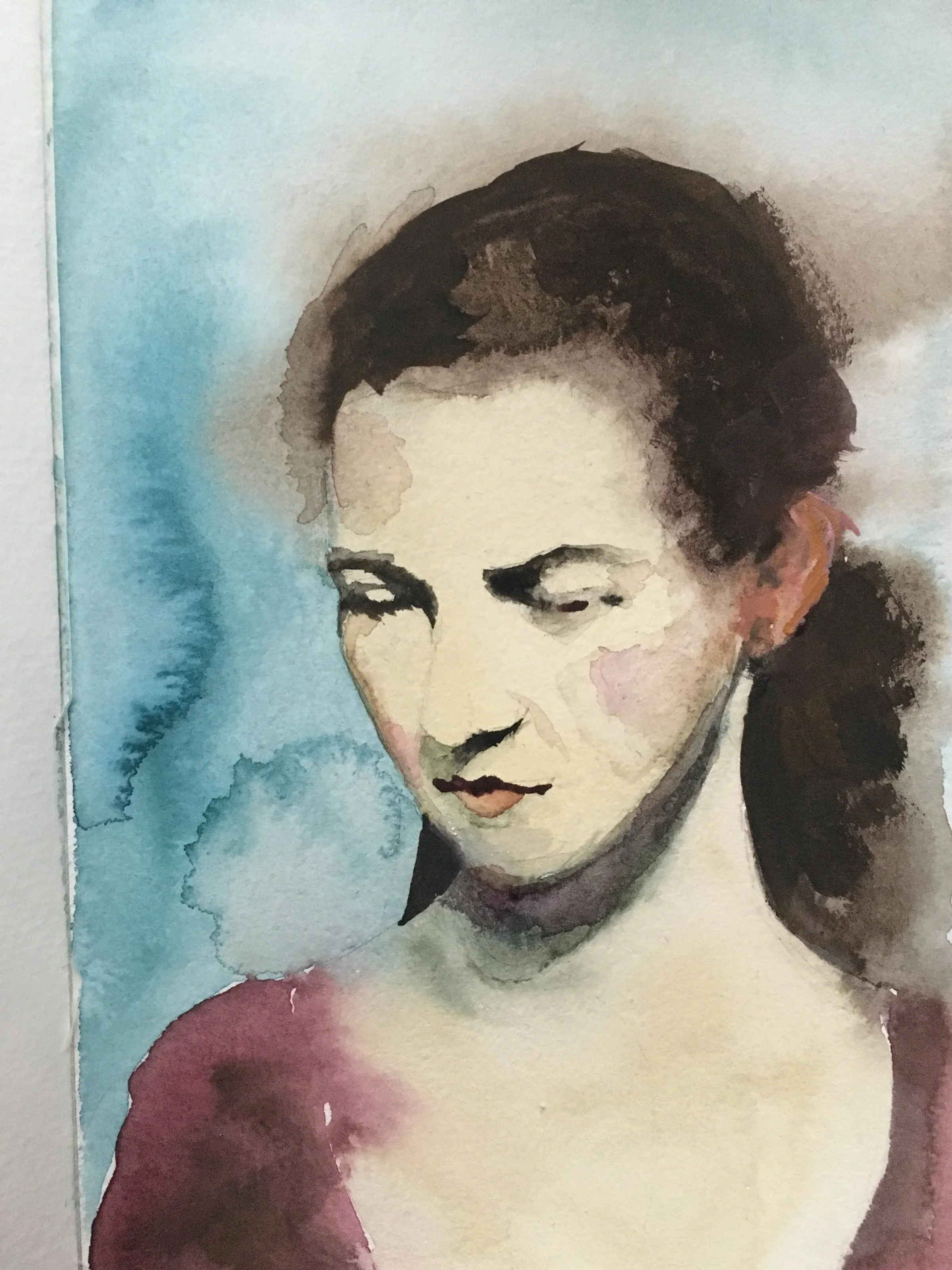 Self portrait in India
