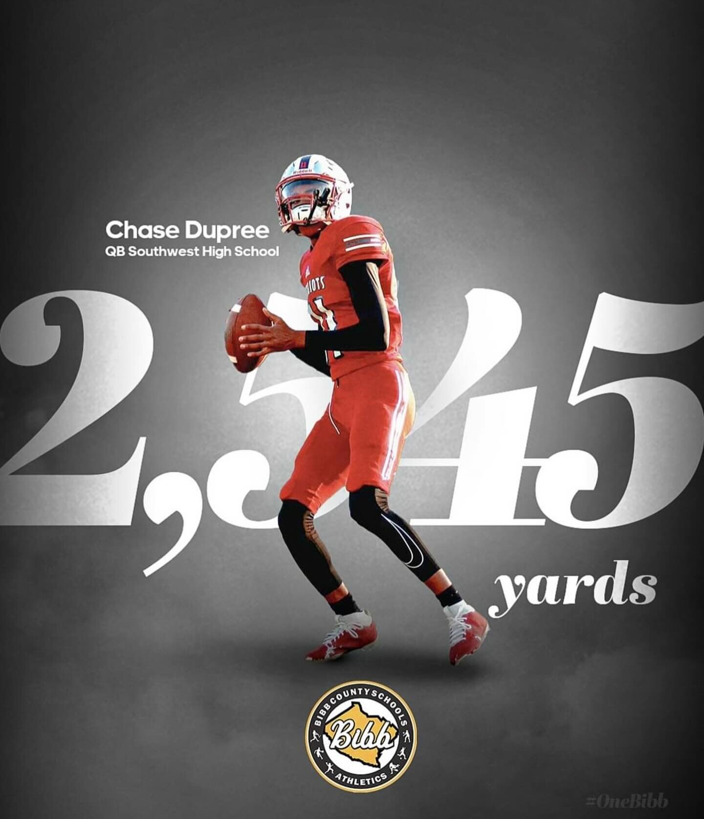 Day 3: Congratulations to Chase Dupree 🐛 🏈 for breaking the football passing record in Bibb County history as a 10th grader! He is a former E-STEAM student during CP&rsquo;s virtual sessions during the pandemic when he was a middle schooler. 

In S