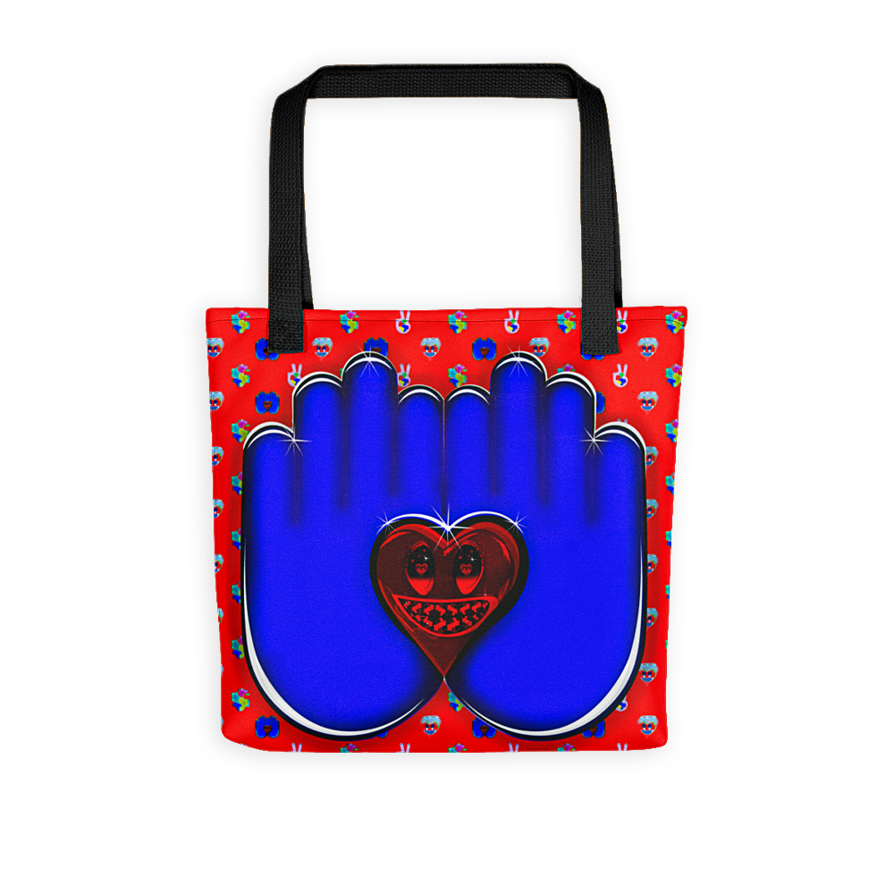 RESPECT EMOJI PATTERN LOUD BAG