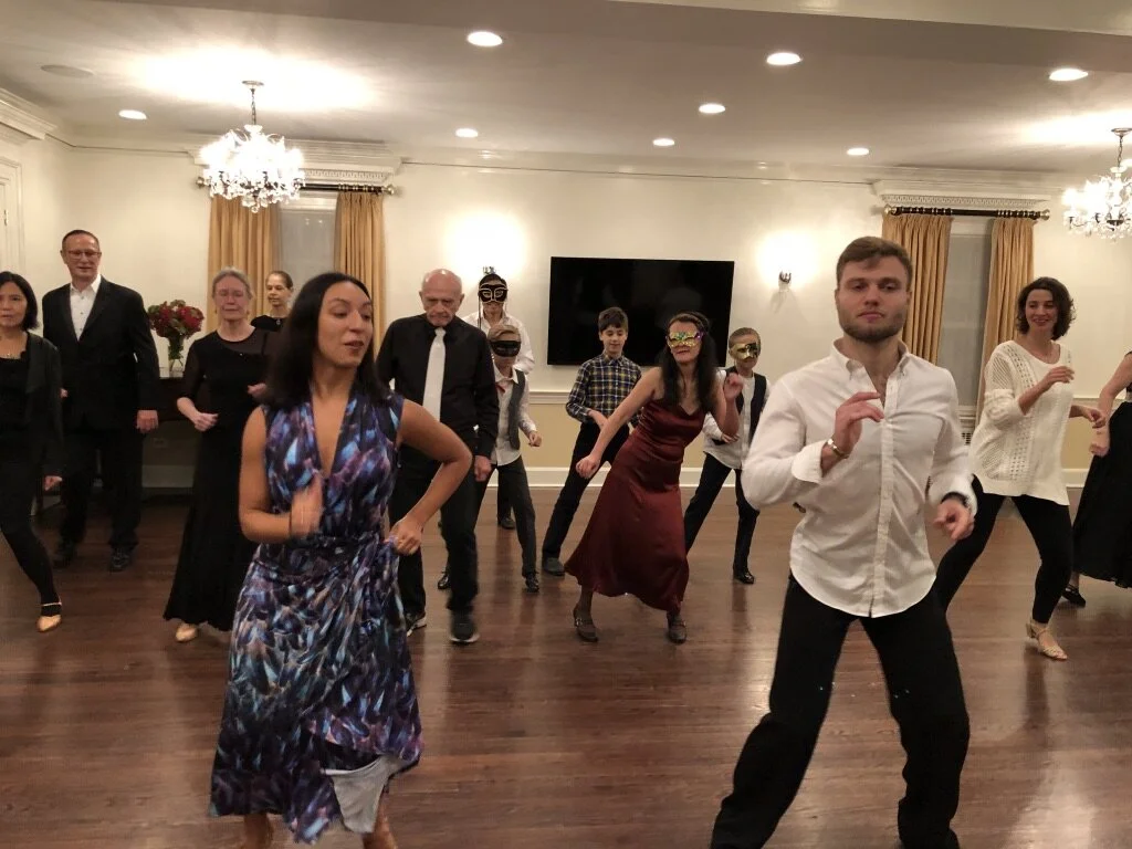 ONLINE and IN PERSON Group Class for ADULTS - "Ballroom & Latin Fusion"