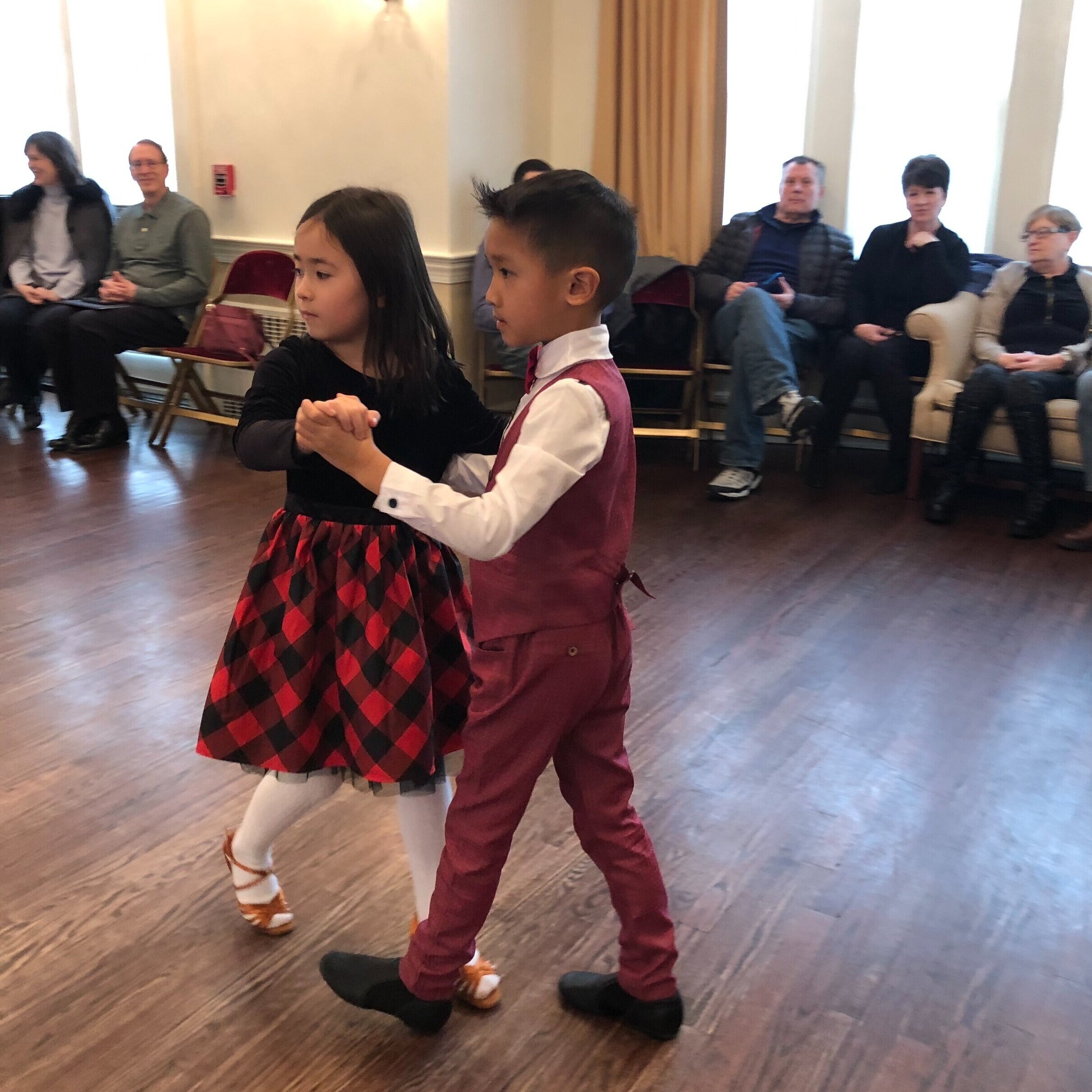 ONLINE and IN PERSON Children's Group Class for Beginner/Intermediate Level for Ballroom & Latin for Age 7 to 9