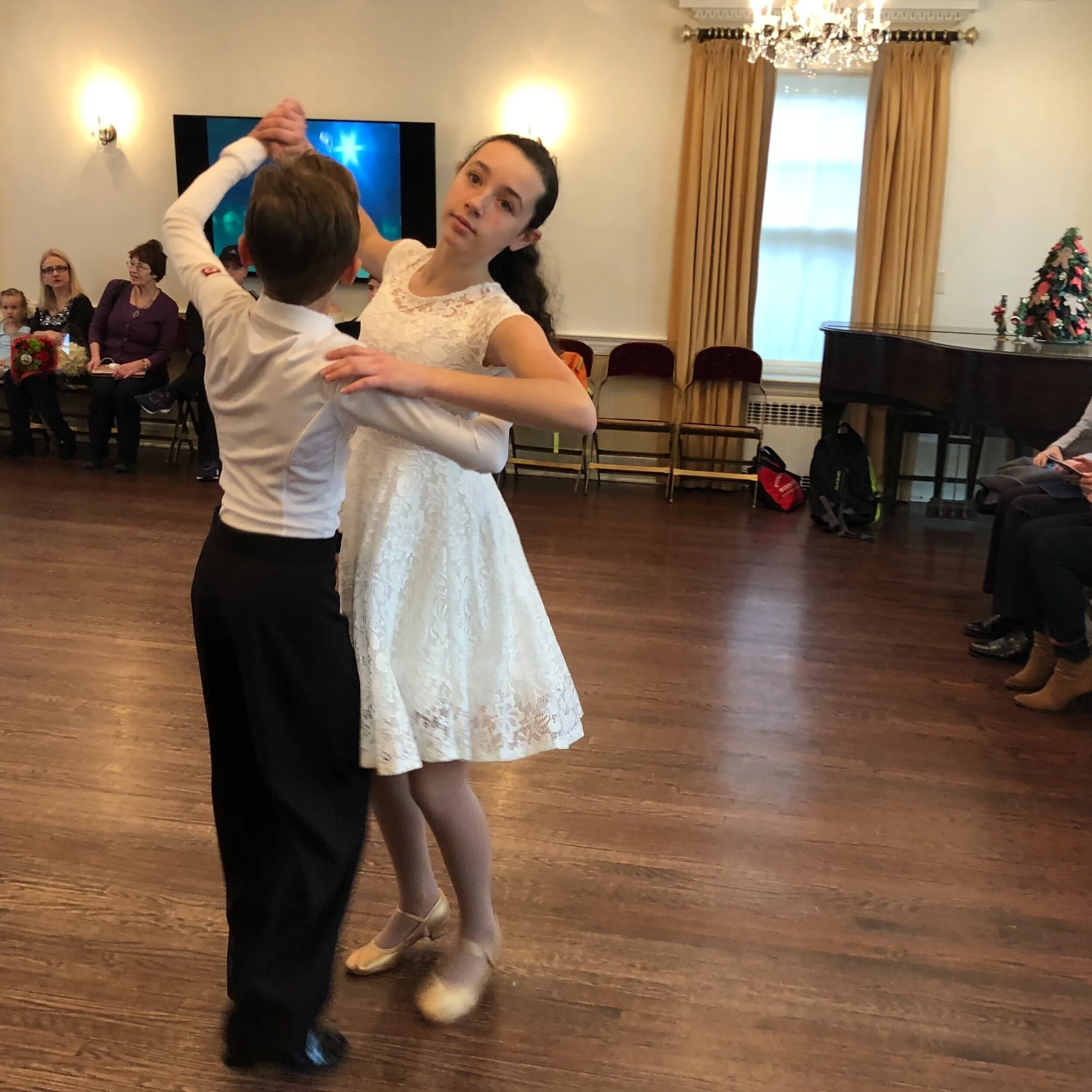 ONLINE and IN PERSON Children's Group Class for Ballroom ADVANCED Level, Age 12 to 15