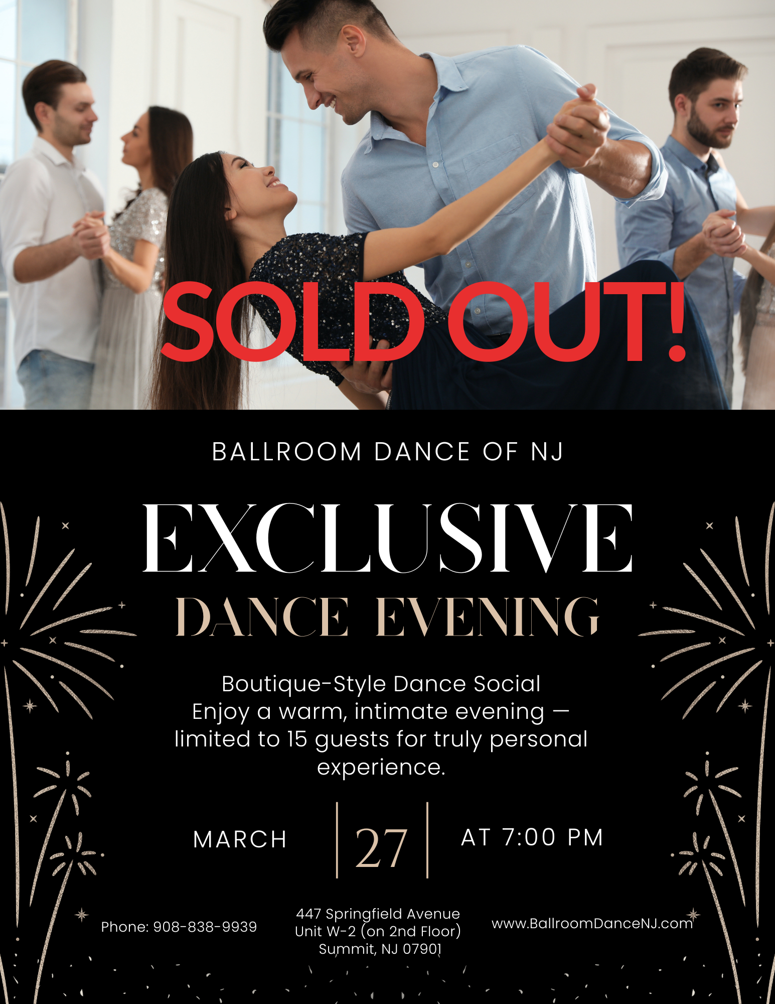 Exclusive Dance Evening on March 27 - SOLD OUT