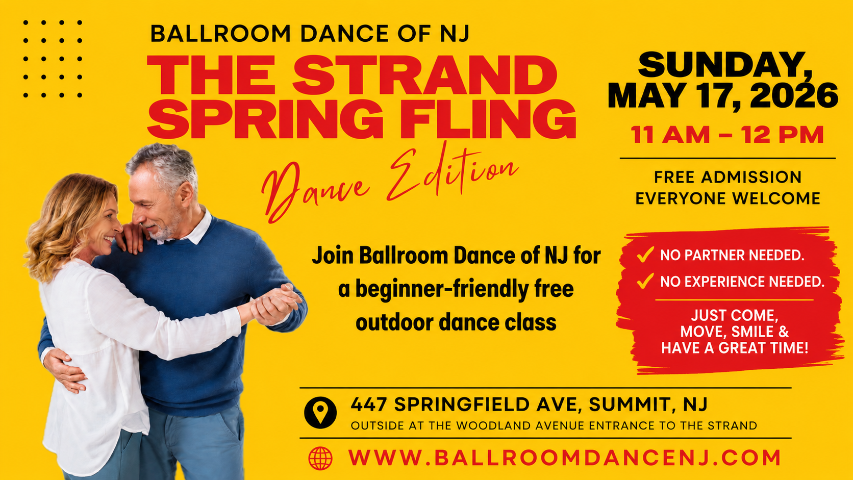 The Strand Spring Fling Dance Edition on May 17, 2026