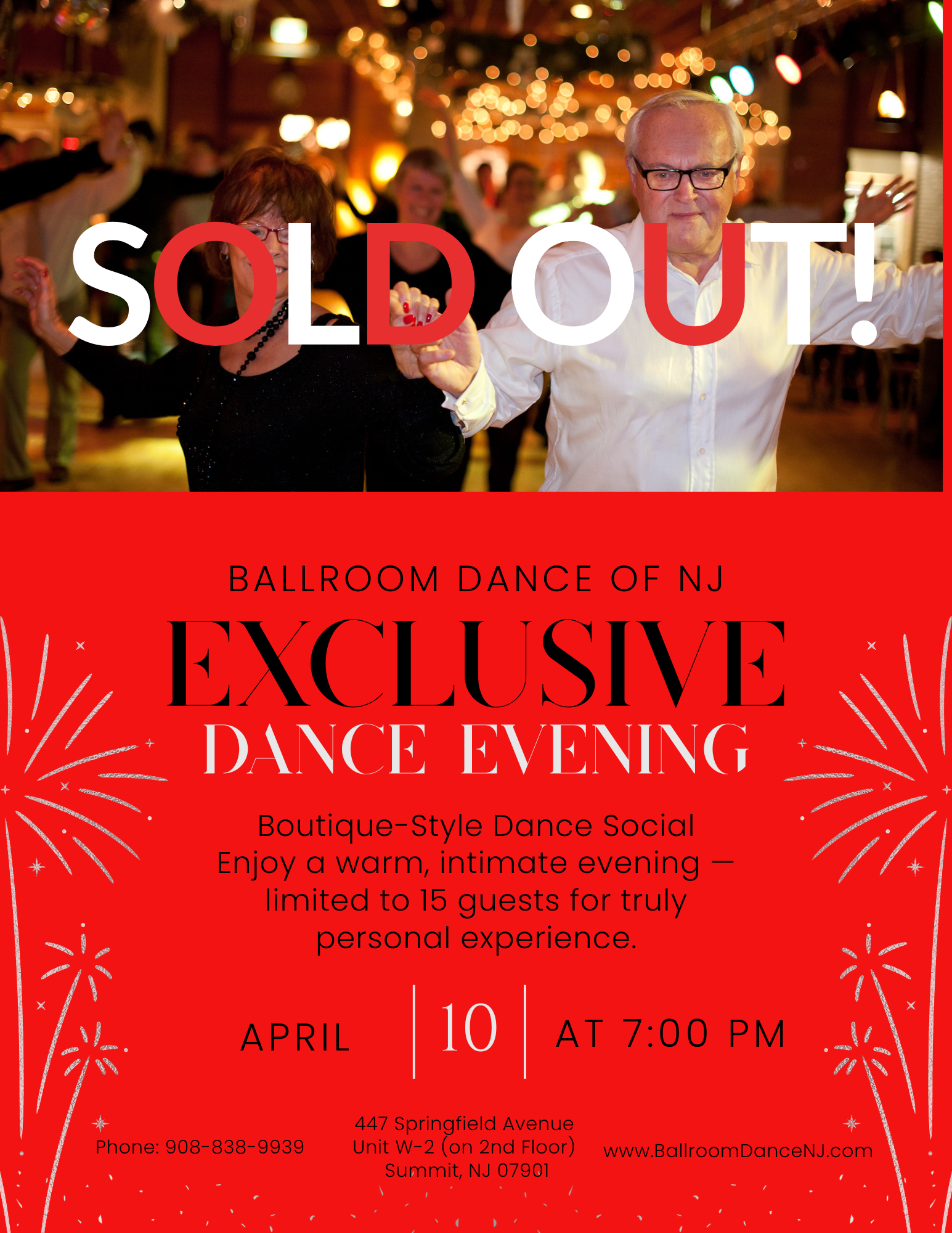 SOLD OUT! EXCLUSIVE DANCE EVENING | APRIL 10
