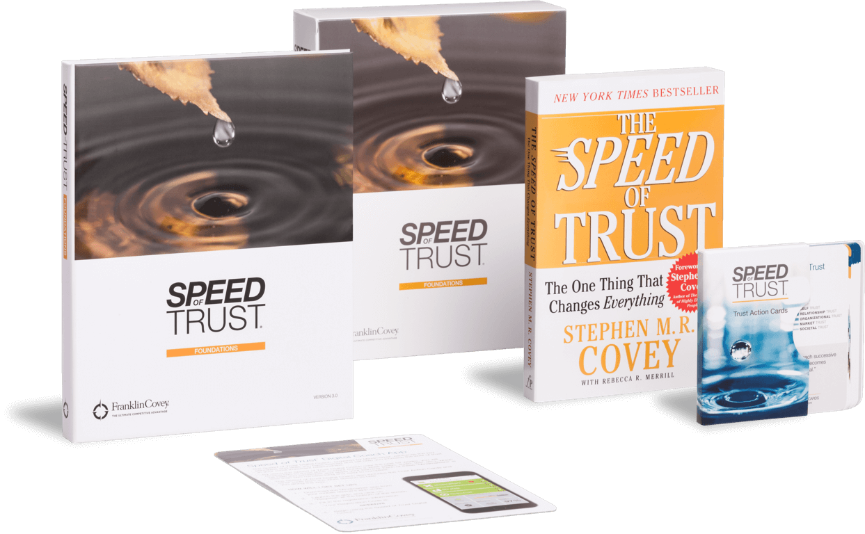 The vital currency in today's connected, collaborative world is trust. Like any other discipline, creating trust is a learnable skill, and with the tenets laid out by Stephen M.R. Covey in his best-selling book The Speed of Trust.