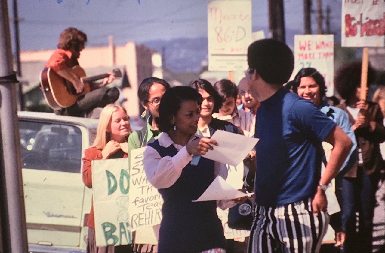 Paul August and SM on picket line.jpeg