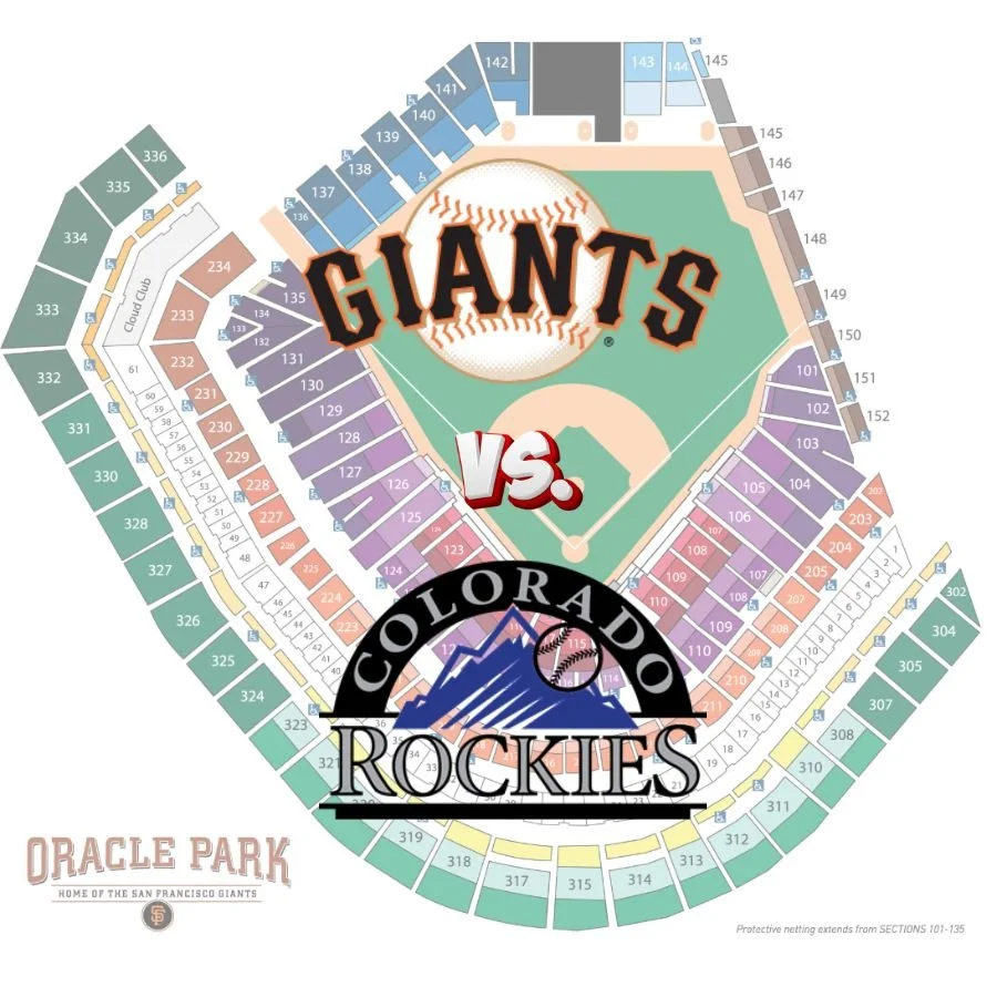 San Francisco Giants vs. Colorado Rockies - 07/11/2026 (Raffle Tickets $10)