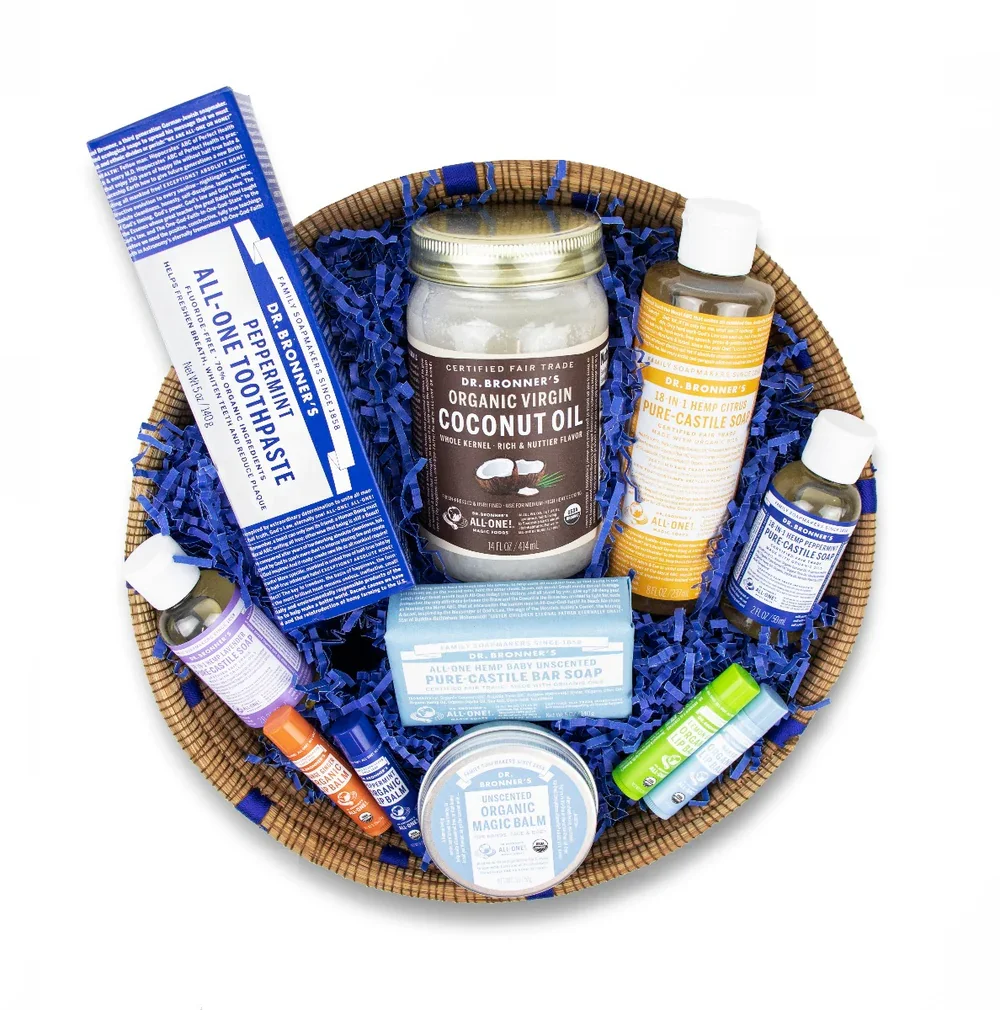 Large Dr. Bronner’s Fair Trade Gift Basket