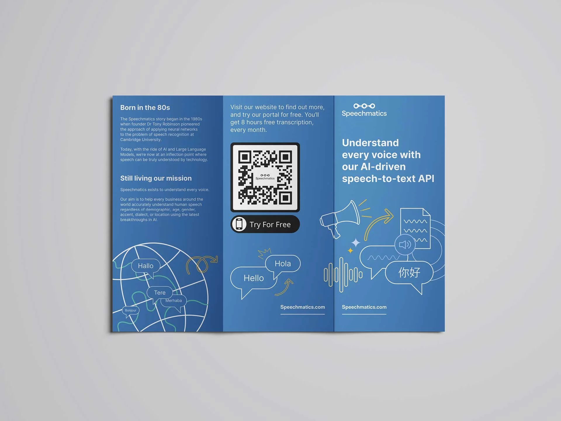 AI Company Brochure Brand Collateral