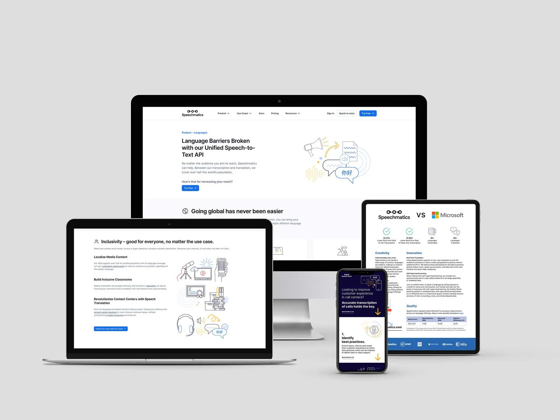 AI Company Website Design Brand Collateral