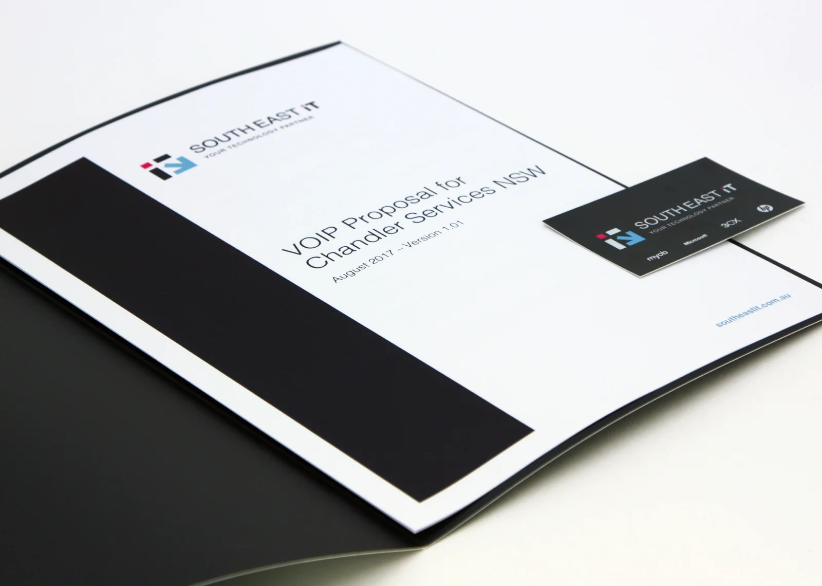 Template design for proposals.