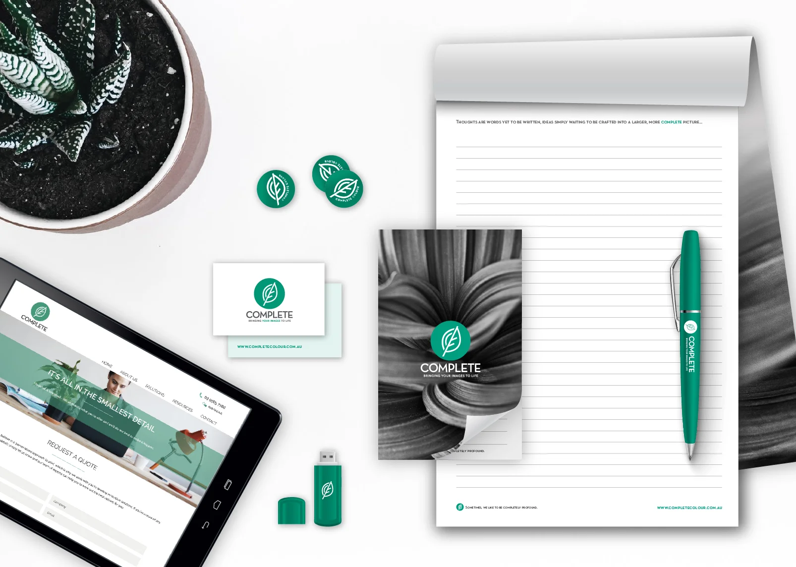 A selection of products were created to help establish the new brand within the industry.