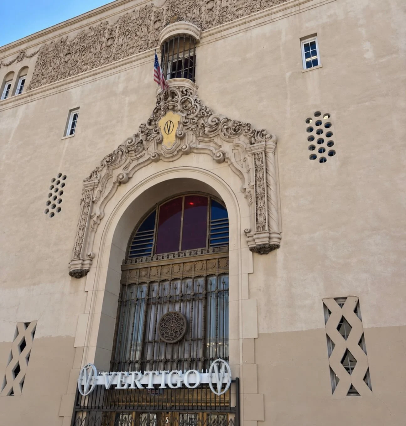 Before Casa Vertigo, there was the Odd Fellows Temple.

Designed by Morgan, Walls &amp; Morgan and completed in 1924, the building at Washington Boulevard and Oak Street was created around the social and ceremonial life of the Independent Order of Od