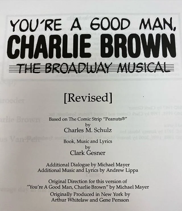 First Day Of School! Excited to play Linus in You Are A Good Man Charlie Brown at Annapolis Shakespeare Company! #Musicals #Linus #Theatre
