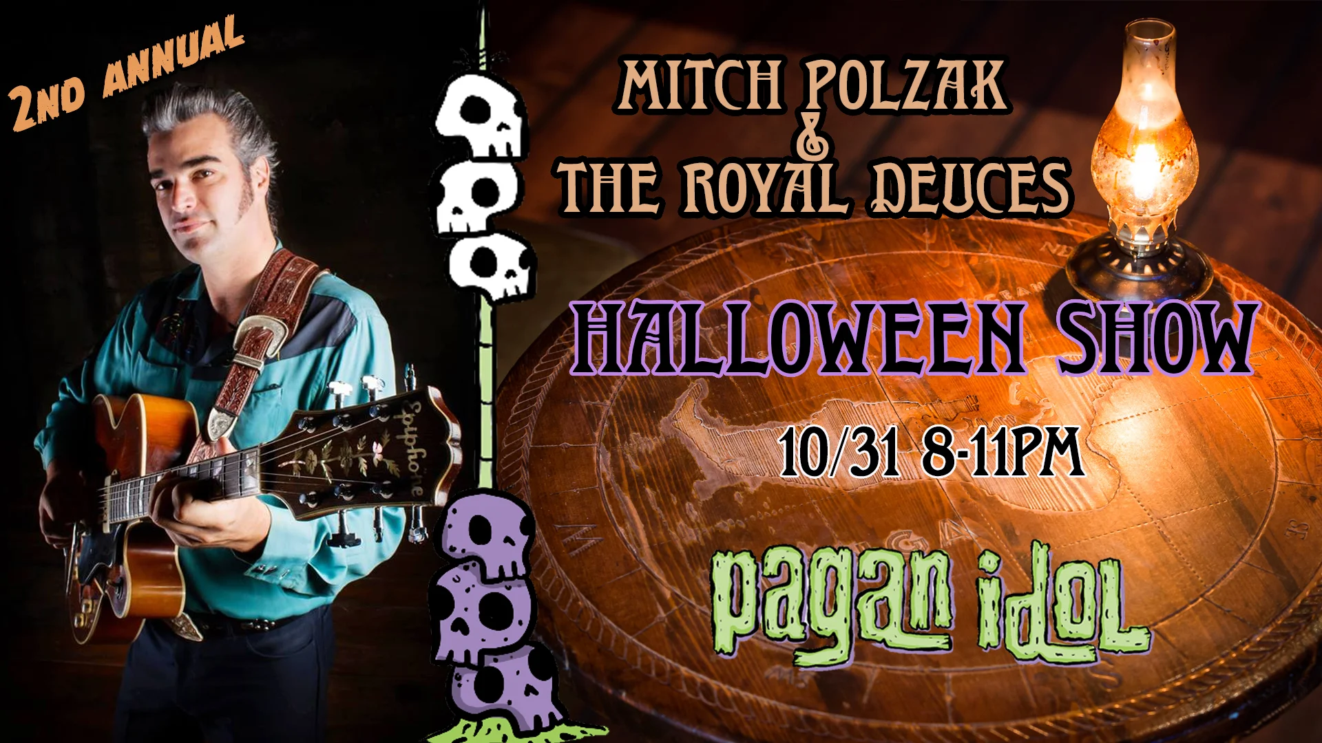 2nd Annual Halloween Show w/ Mitch Polzak &amp; The Royal Deuces