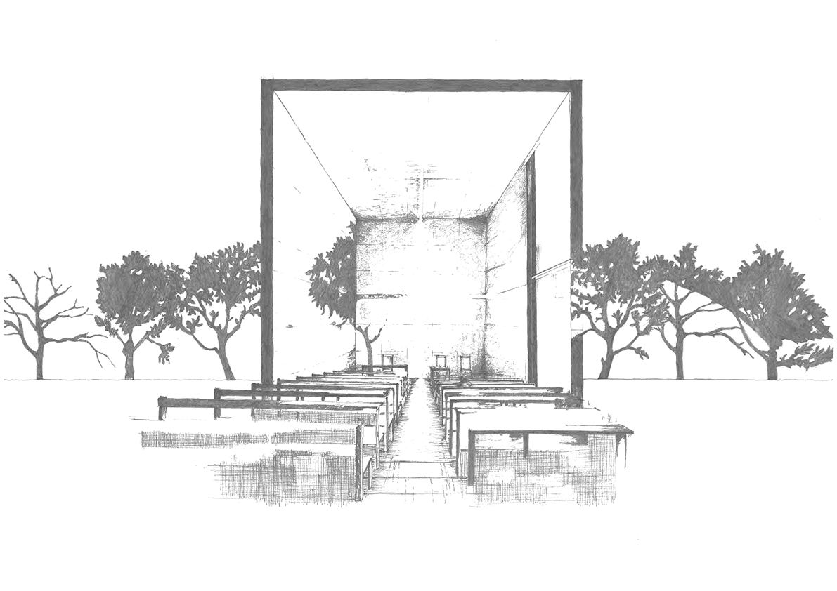 Tadao Ando creates fullscale model of Church of the Light for exhibition