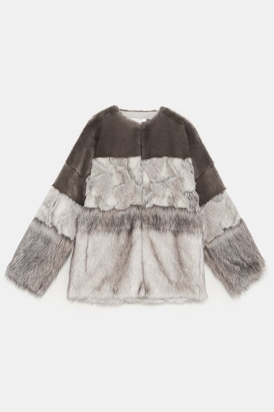 Zara faux fur jacket