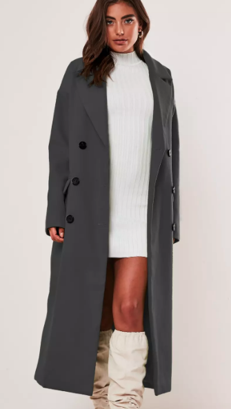 Missguided Midaxi coat