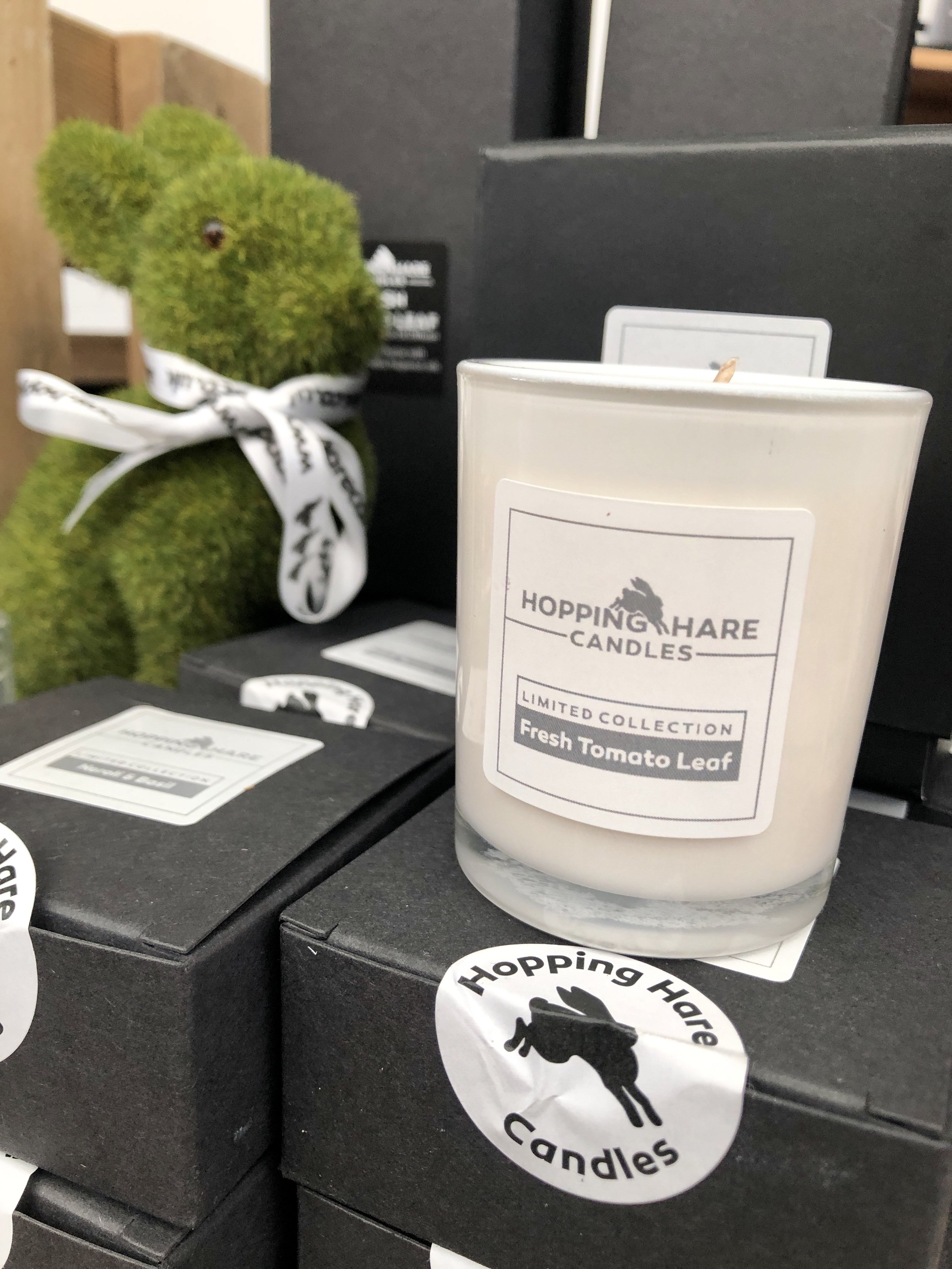 Hopping Hare Candles