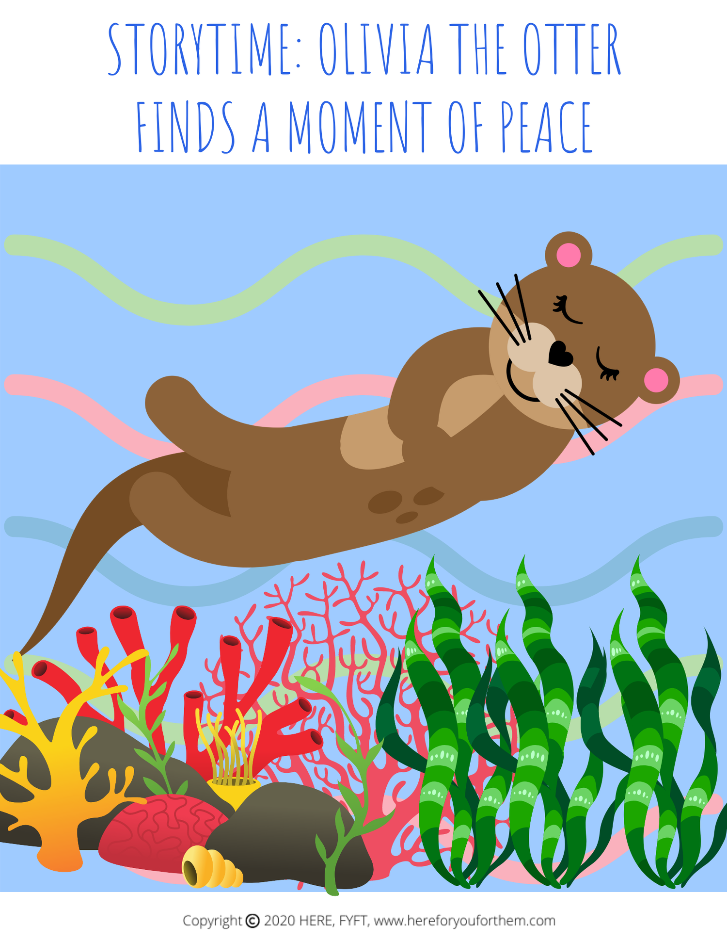 Mindfulness Workbook Olivia The Otter Here Mindfulness