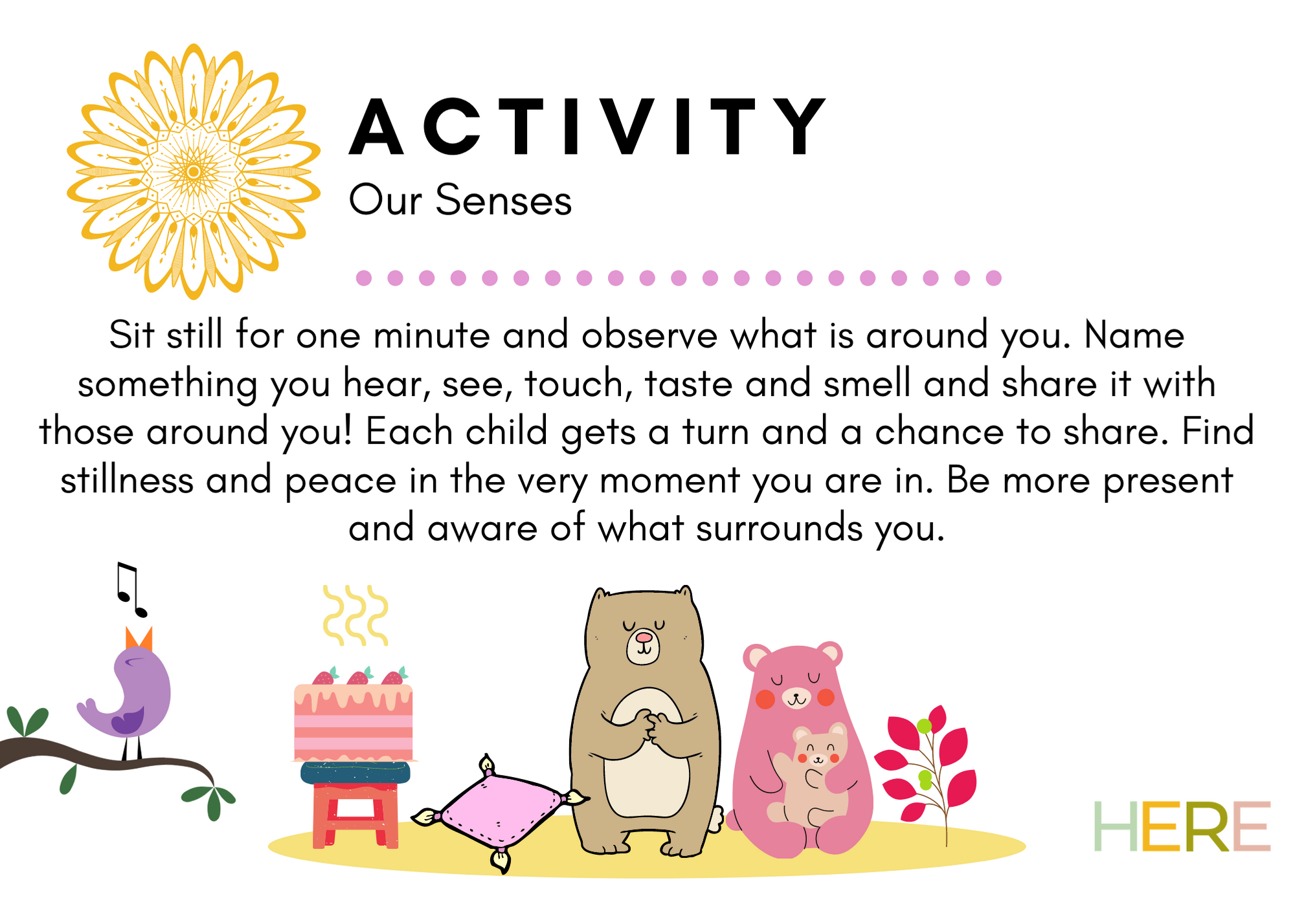 Mindfulness Activities For Kids Our Senses.png