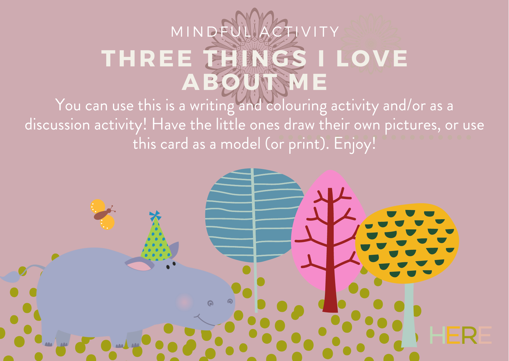 Hippo Three Things I Love About Me Activity.png