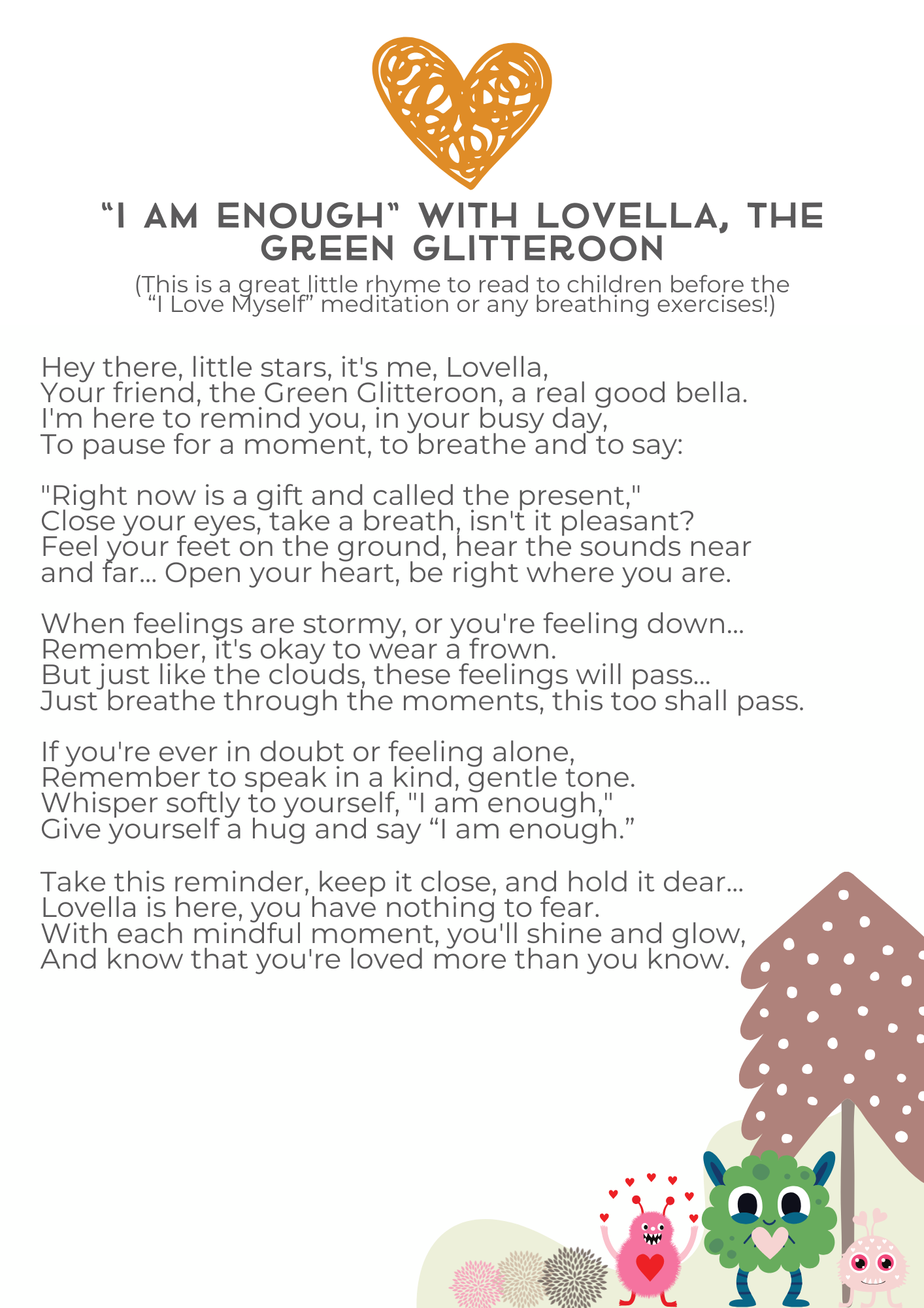 I Am Enough Lovella Green Glitteroon.png