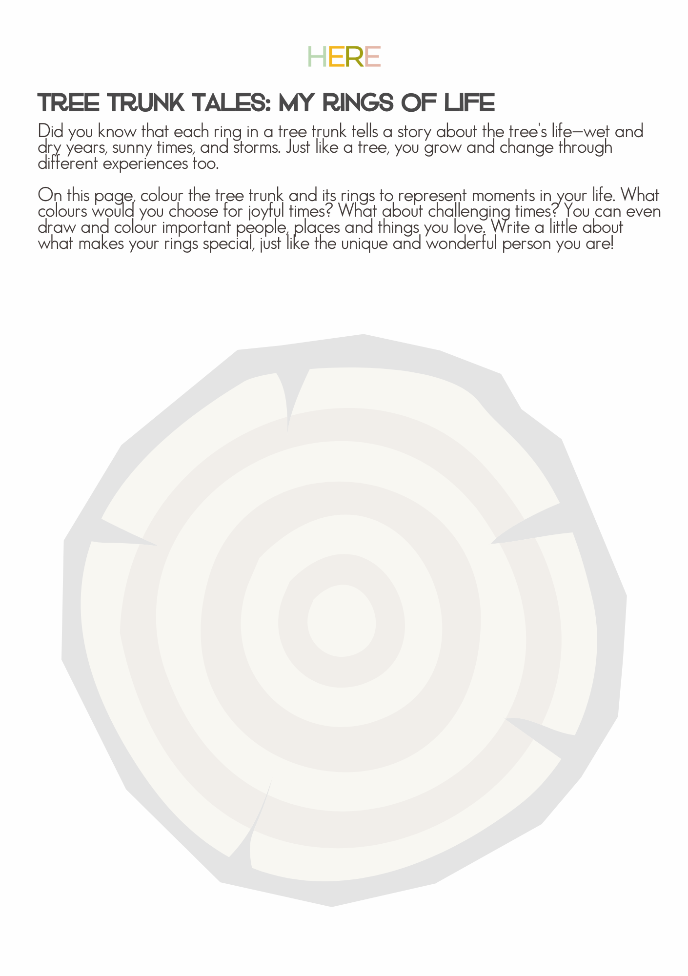 Tree Trunk Tales My Rings Of Life.png