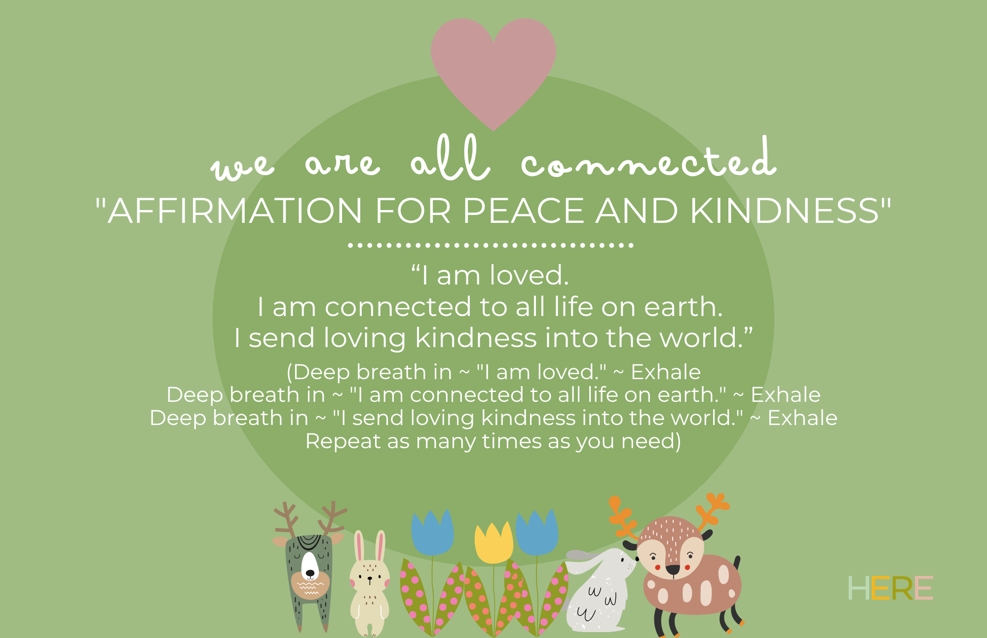Affirmation for Peace and Kindness