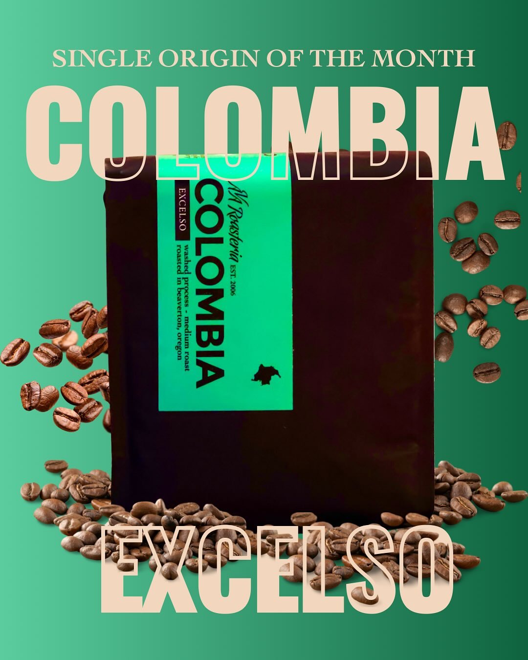 Single Origin Coffee of the Month: Colombian Excelso 🇨🇴

Sourced from the high-altitude regions of Colombia, this medium roast offers a perfect balance of citrus brightness, milk chocolate sweetness, and a smooth, nutty finish. ✨

It&rsquo;s the pe