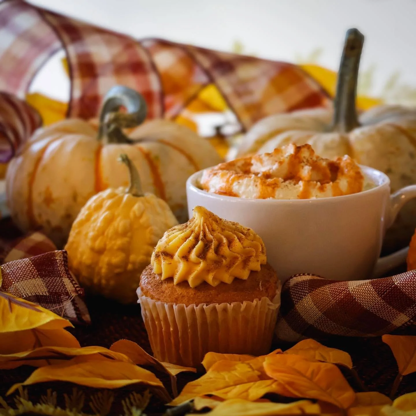 Our Pumpkin Cupcakes are back! 🎃✨

Pair it with a #psl for peak Fall vibes. 🍁

#pumpkin #fallvibes🍂🍁❤️