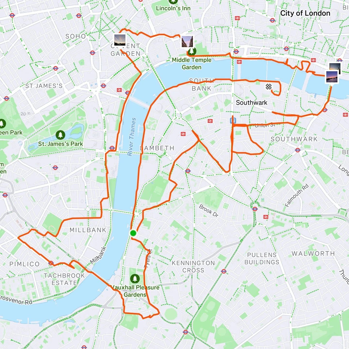 What the... Shark spotted in the River Thames 😱 

Arthur Morgan cleverly used the shape of the river to run this half-marathon sized Jaws 🦈

Some lovely early morning shots of London Town as well 🇬🇧

https://www.strava.com/activities/16082505821

