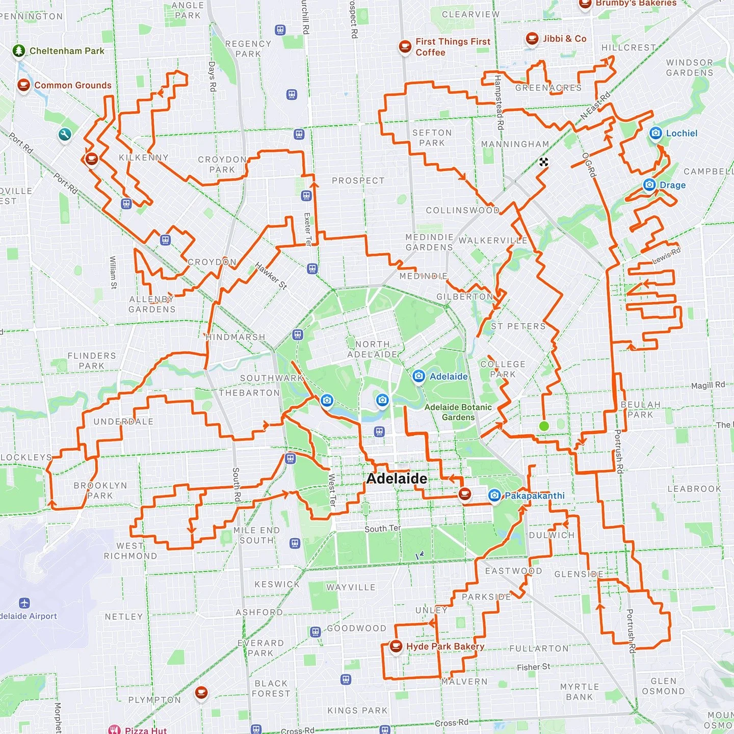 We couldn&rsquo;t possibly have only one Fire Horse today when we have two majestic thoroughbreds 🐎

Down under in Adelaide @pete.the.r4bbit horsed around for 174kms to create this Lunar New Year tribute to add to his amazing collection of Strava Ar