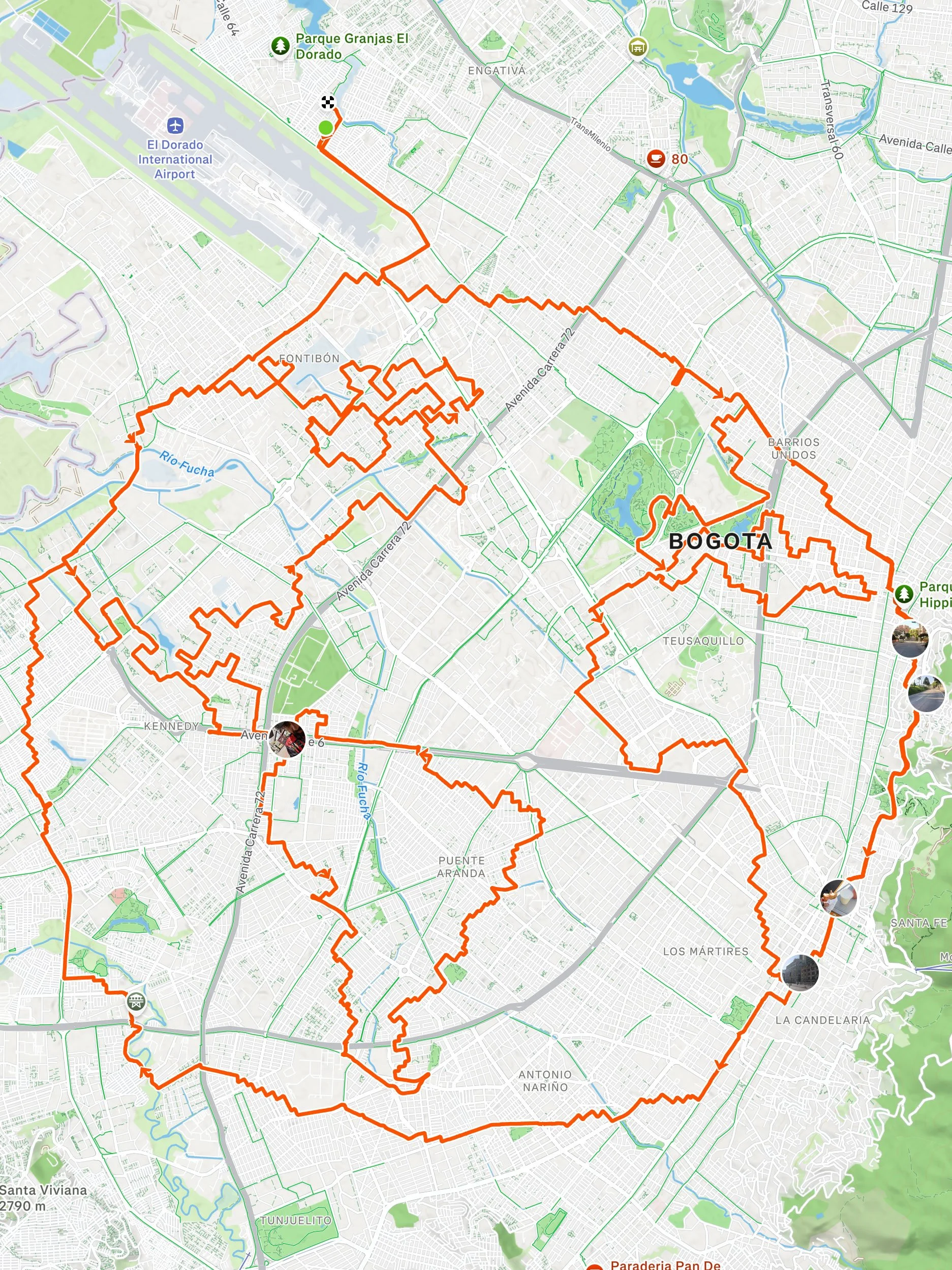 Diego Garcia aka Diegonorutas aka @_diego_garcia_ramos_ rode this 147km Planet Earth around Bogot&aacute;, Colombia 🌍 🇨🇴 🌎

Diego also correctly followed the first rule of creating World Strava Art... forget to draw New Zealand 🇳🇿 😢

#sorrynew