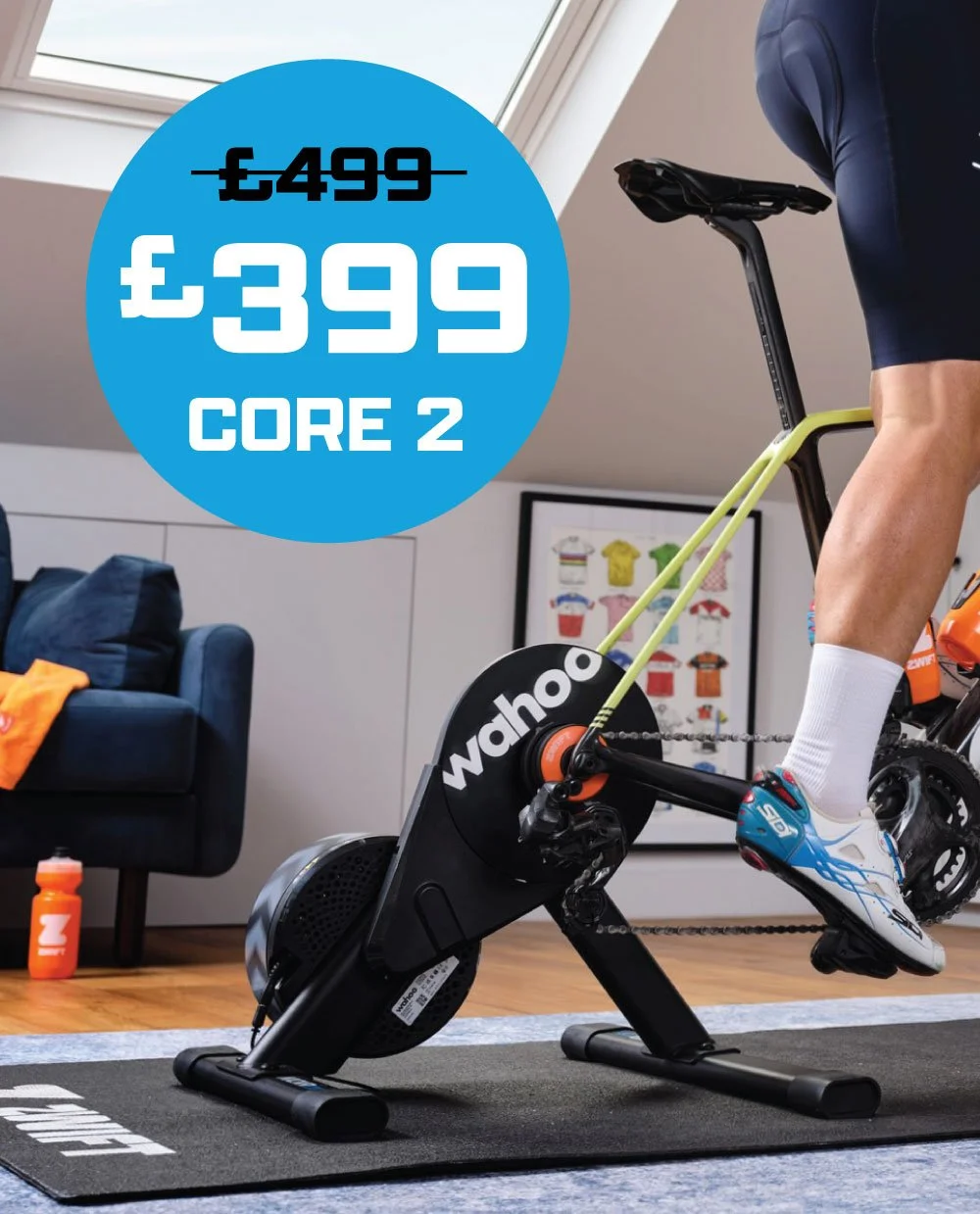 The Wahoo Kickr Core 2 is now only $/€/£399 until 1st Match 2026!