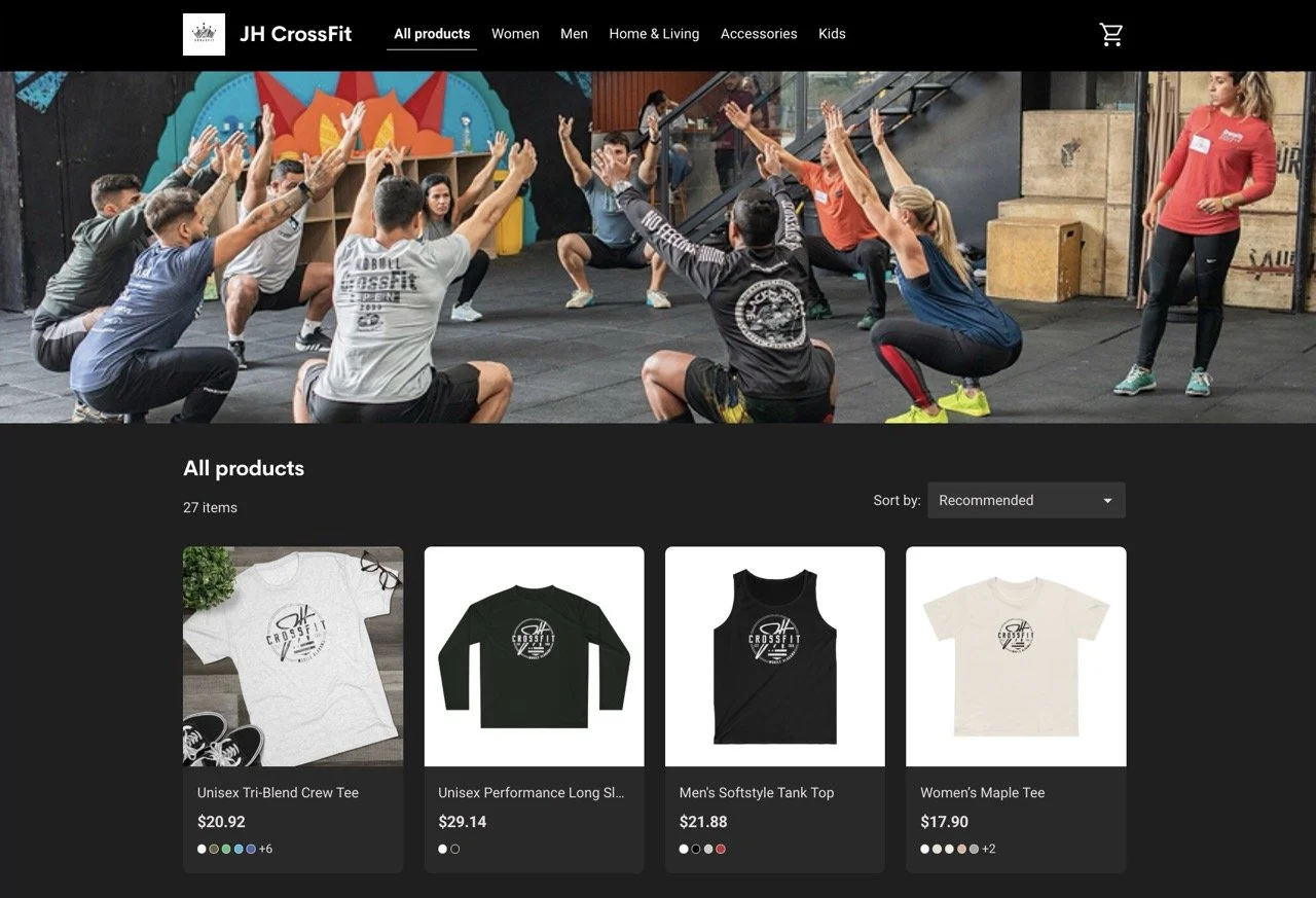 JH CrossFit Merch Store