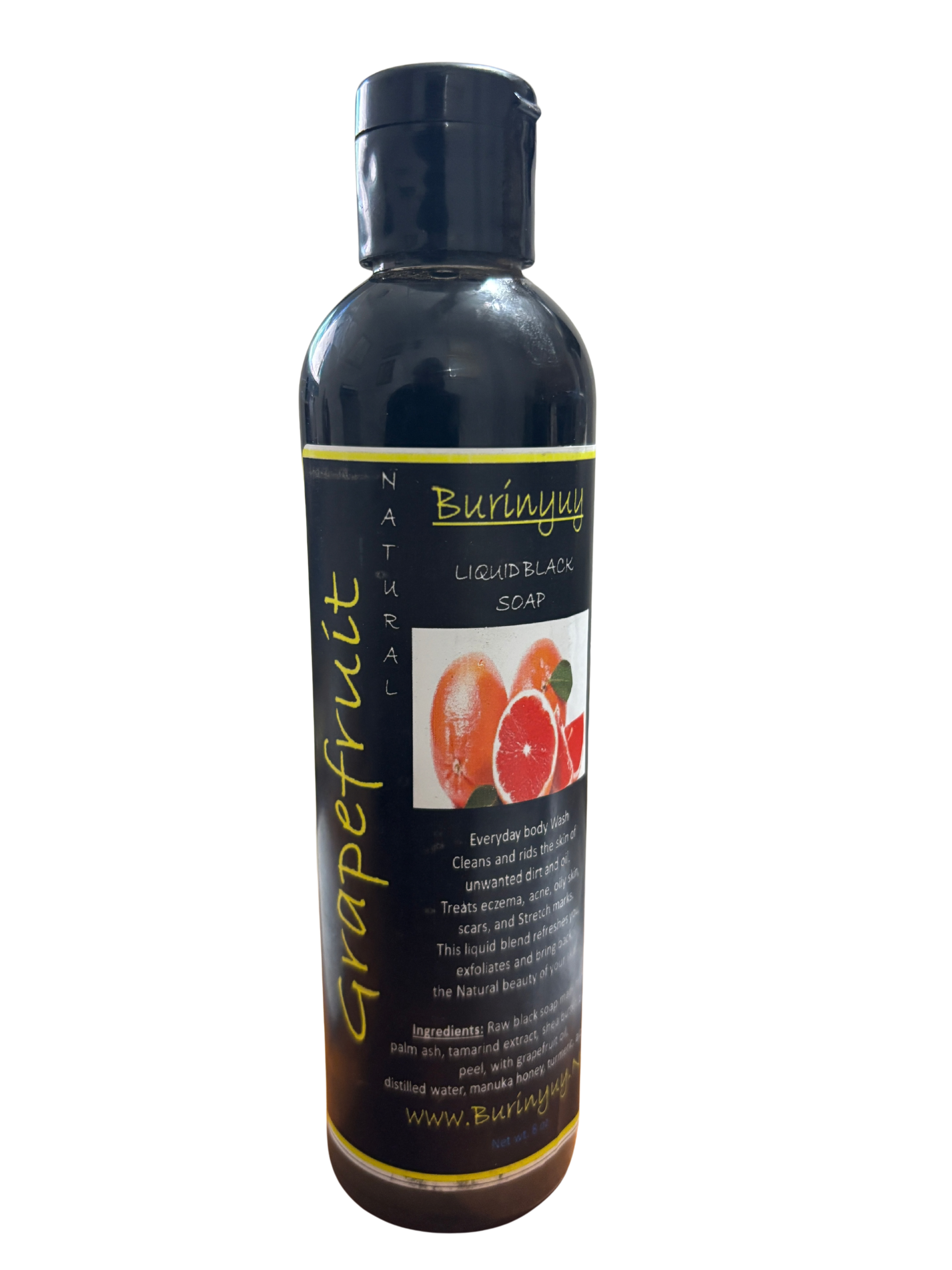 Grapefruit liquid black soap