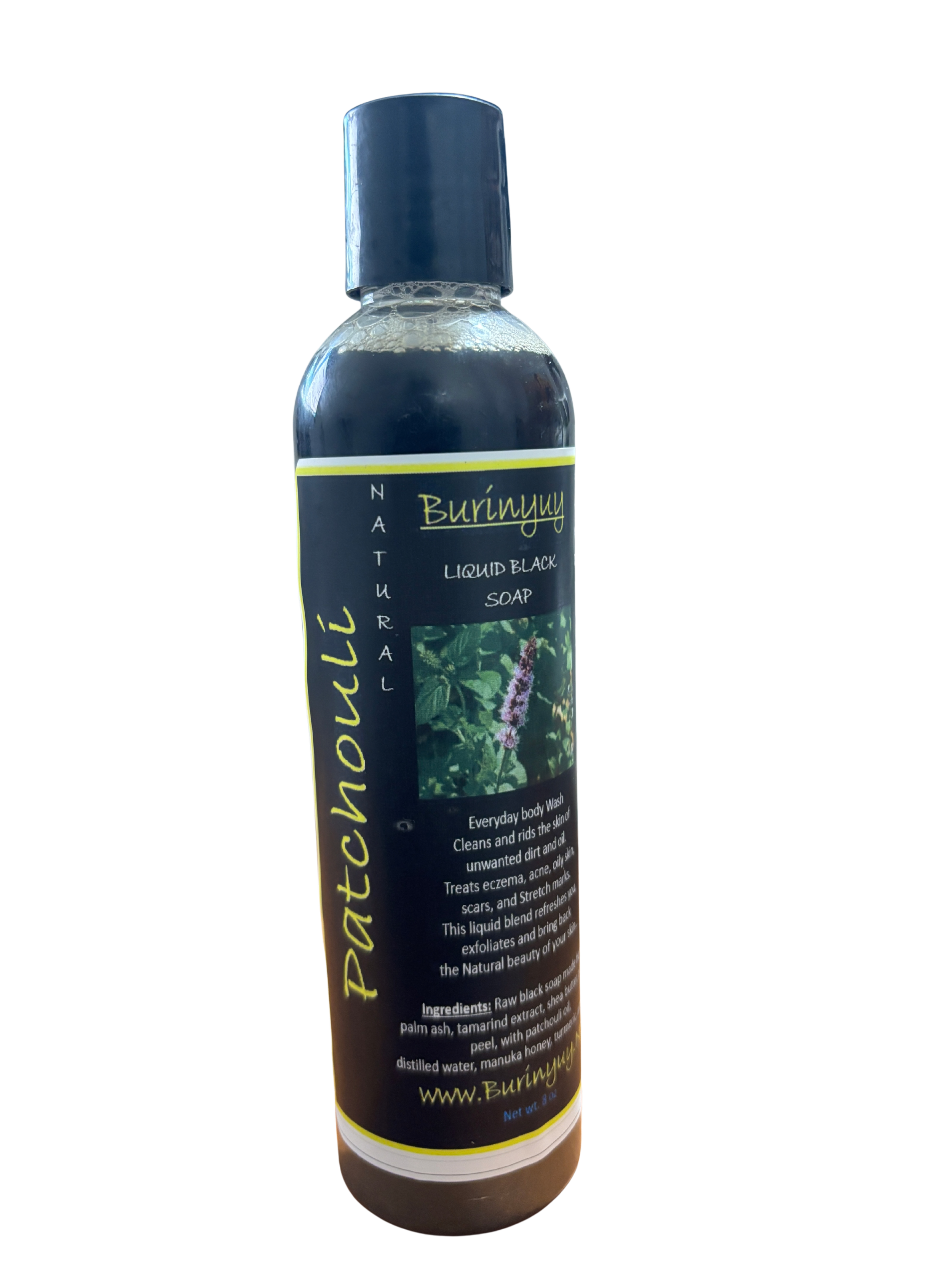 patchouli liquid black soap