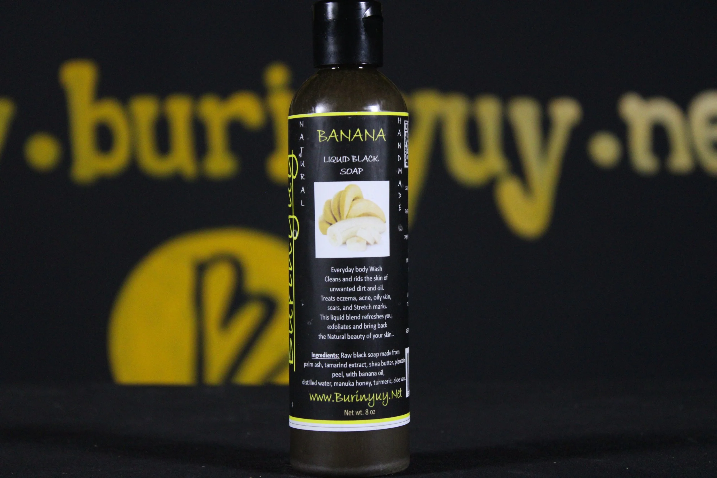 banana liquid black soap