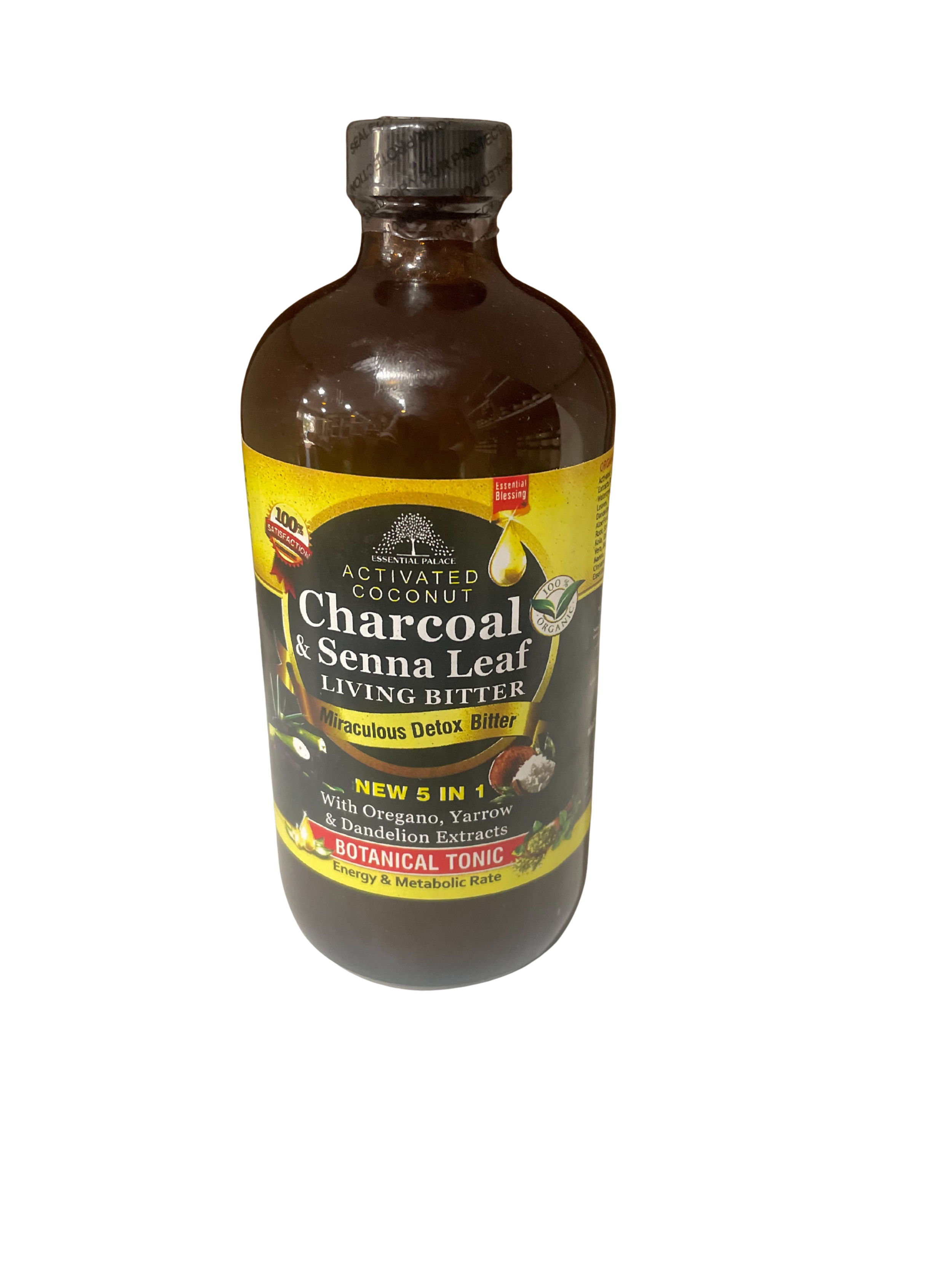 Charcoal and Senna Leaf Living Bitters