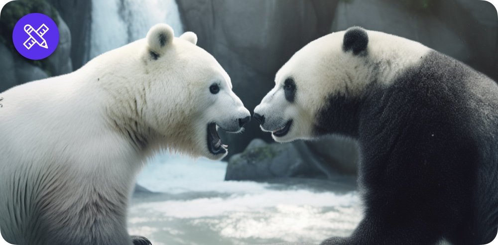 Polar Bear vs. Giant Panda Bear