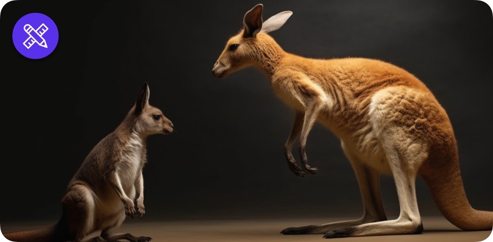 Kangaroo vs. Wallaby