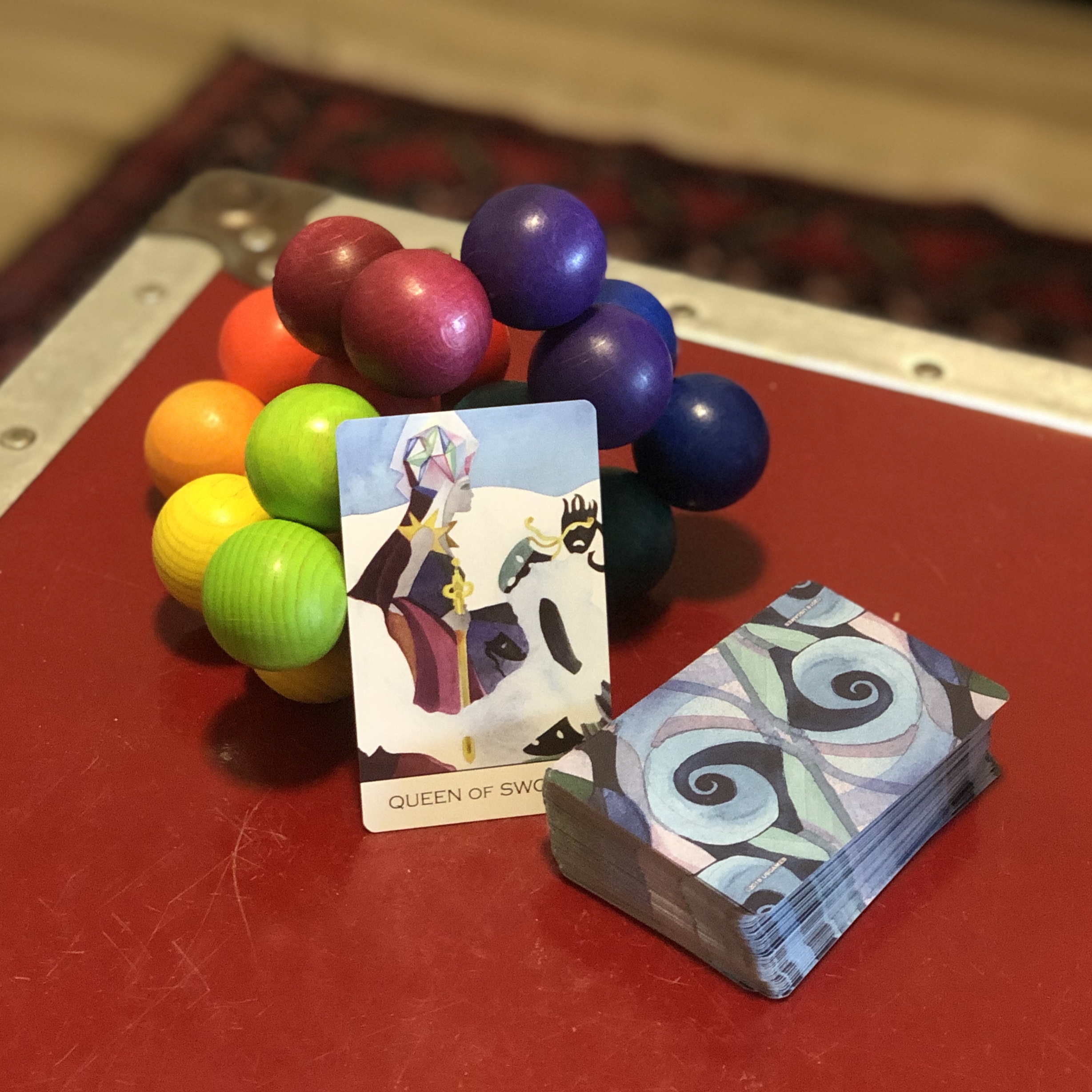 I love all the color in this deck. It washes over you rather than hitting you over the head with it all.