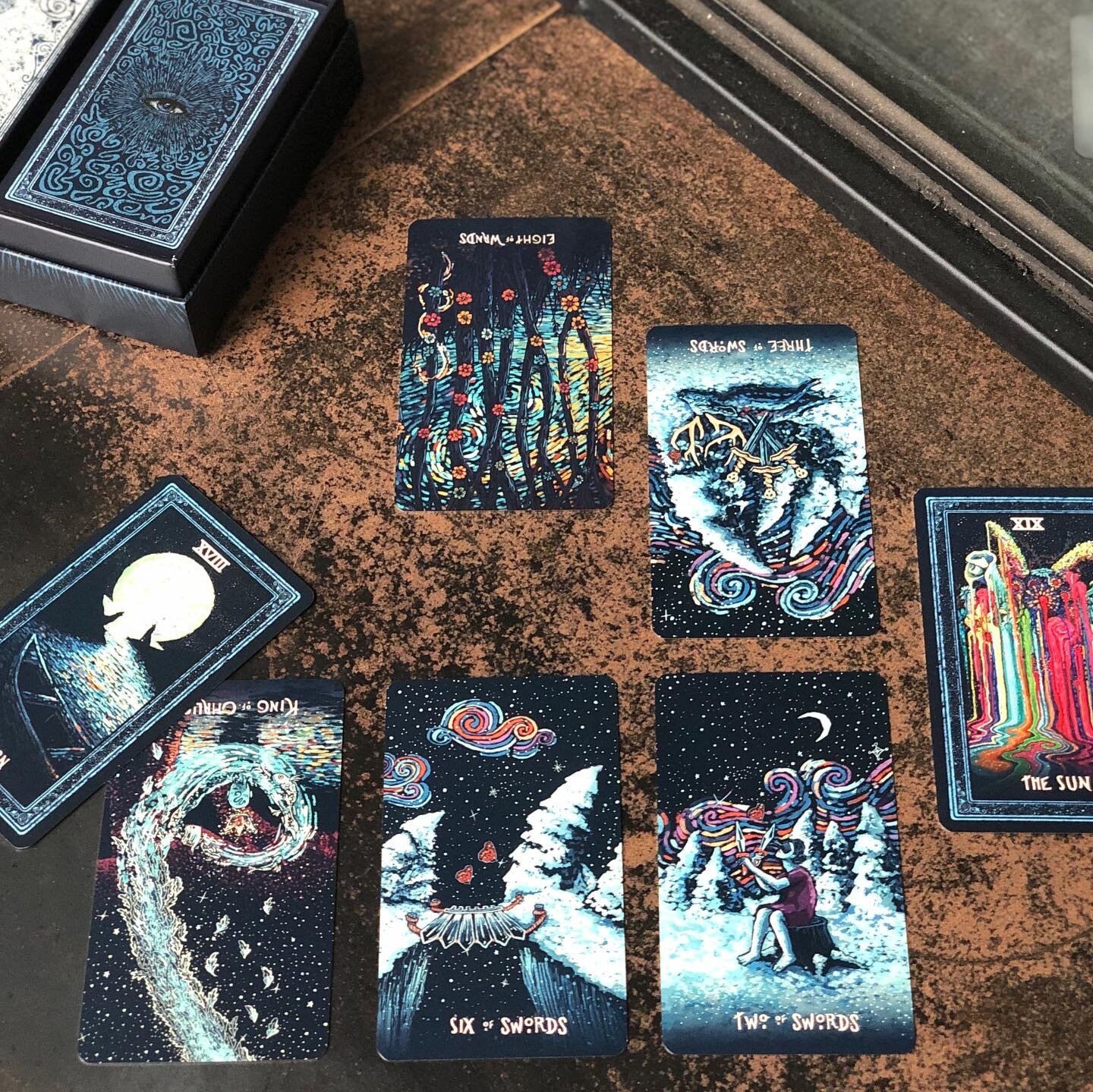 Prisma Visions tarot cards deck English DIY Silver Plating board game  divination fate for party cards table game 78 card-Board Games- - AliExpress